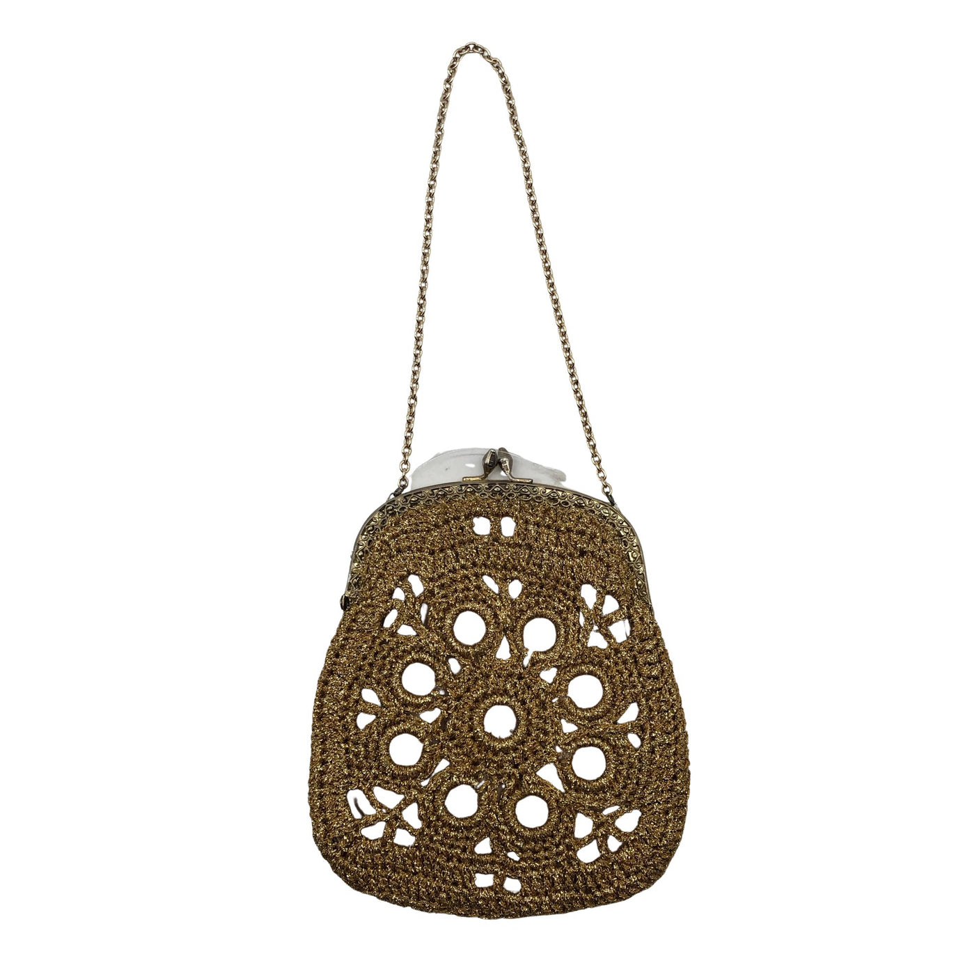 Unisex Handmade - Käekott, suurus Mini - Kuld (1)