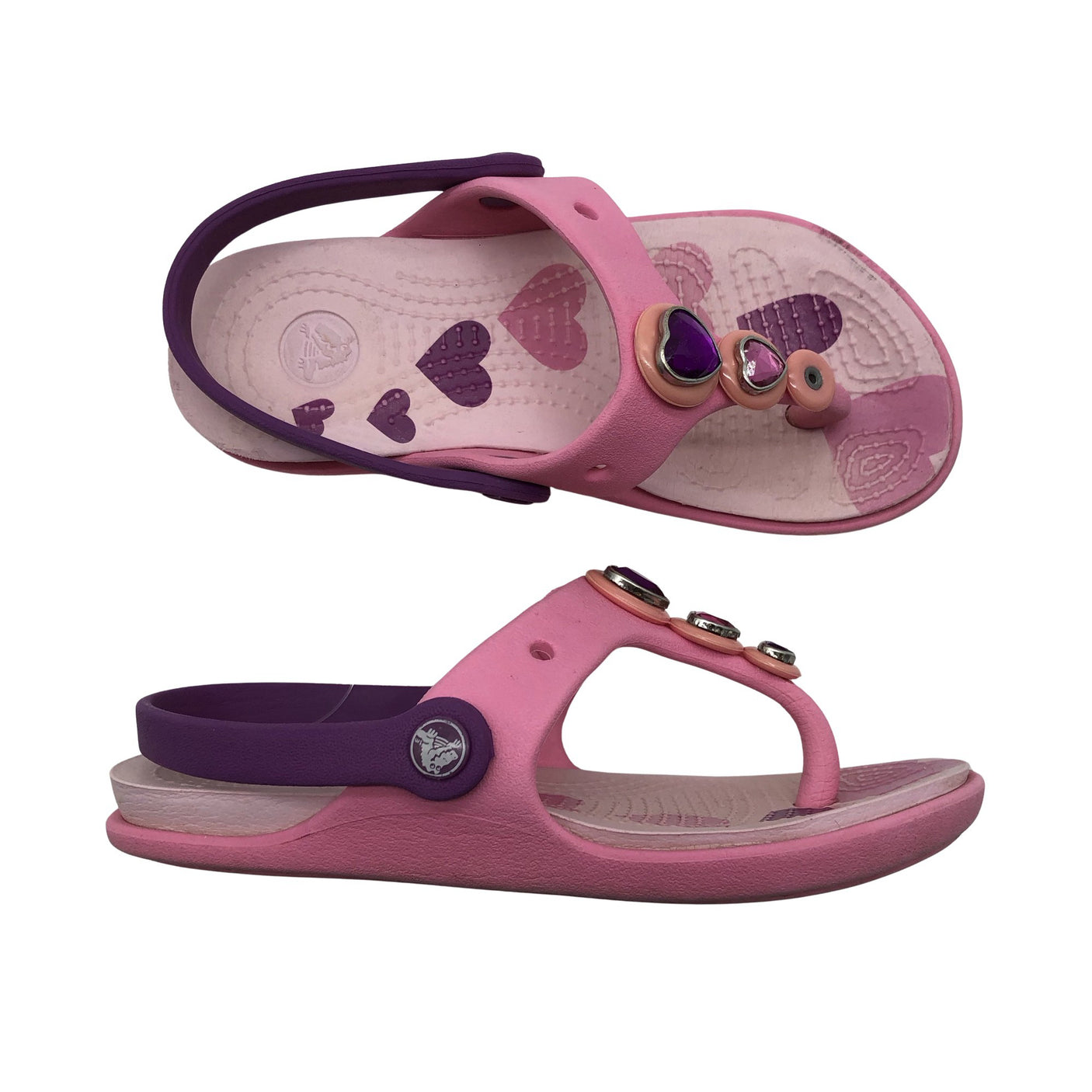Unisex Crocs - Rihmikud, suurus 27 - Heleroosa (1)
