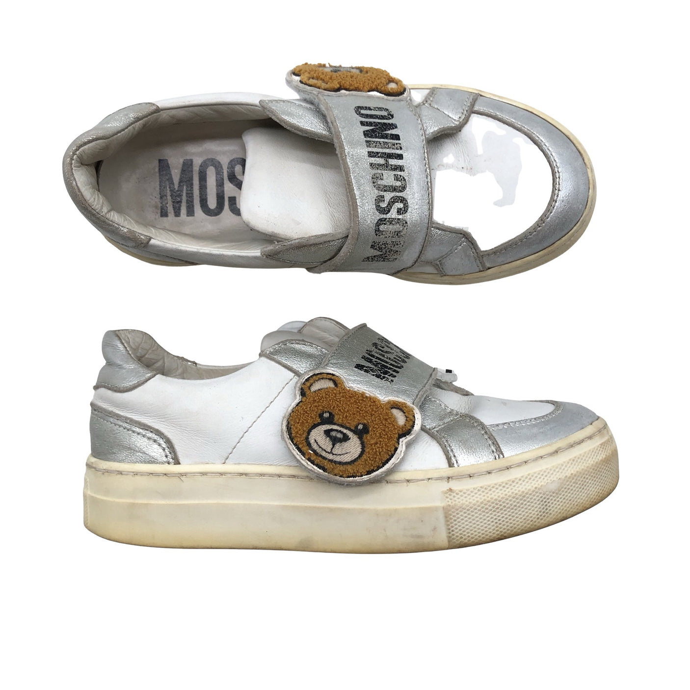 Unisex Moschino Teen - Tennised, suurus 32 - Hõbe (1)