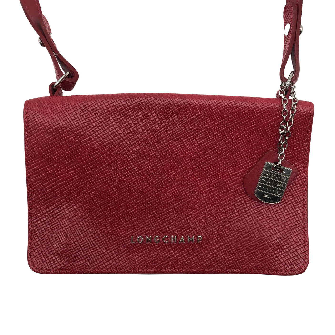 Unisex Longchamp - Õlakott, suurus Mini - Punane (6)