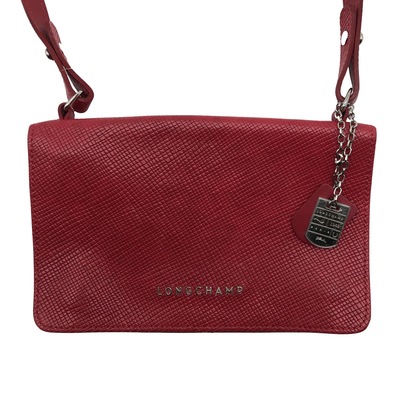 Unisex Longchamp - Õlakott, suurus Mini - Punane (2)