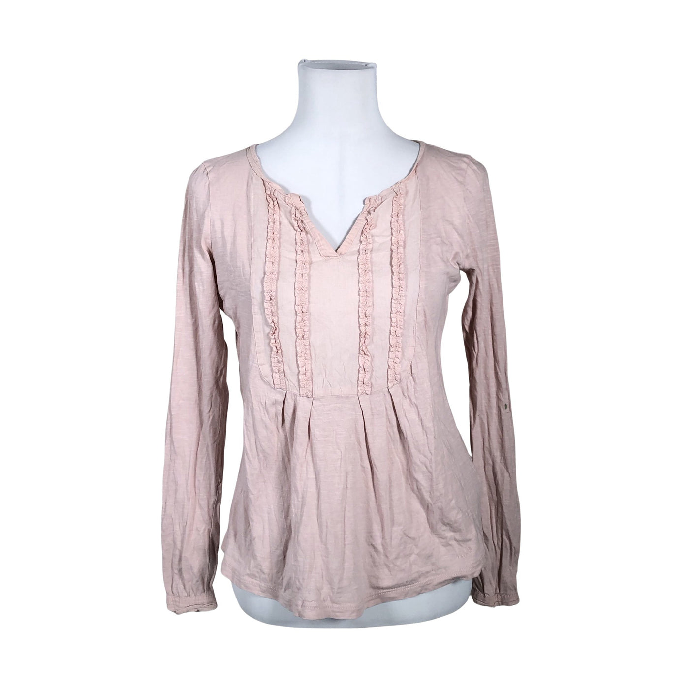 Unisex Esprit - Trikotaažist pluus, suurus 34 - Heleroosa (1)