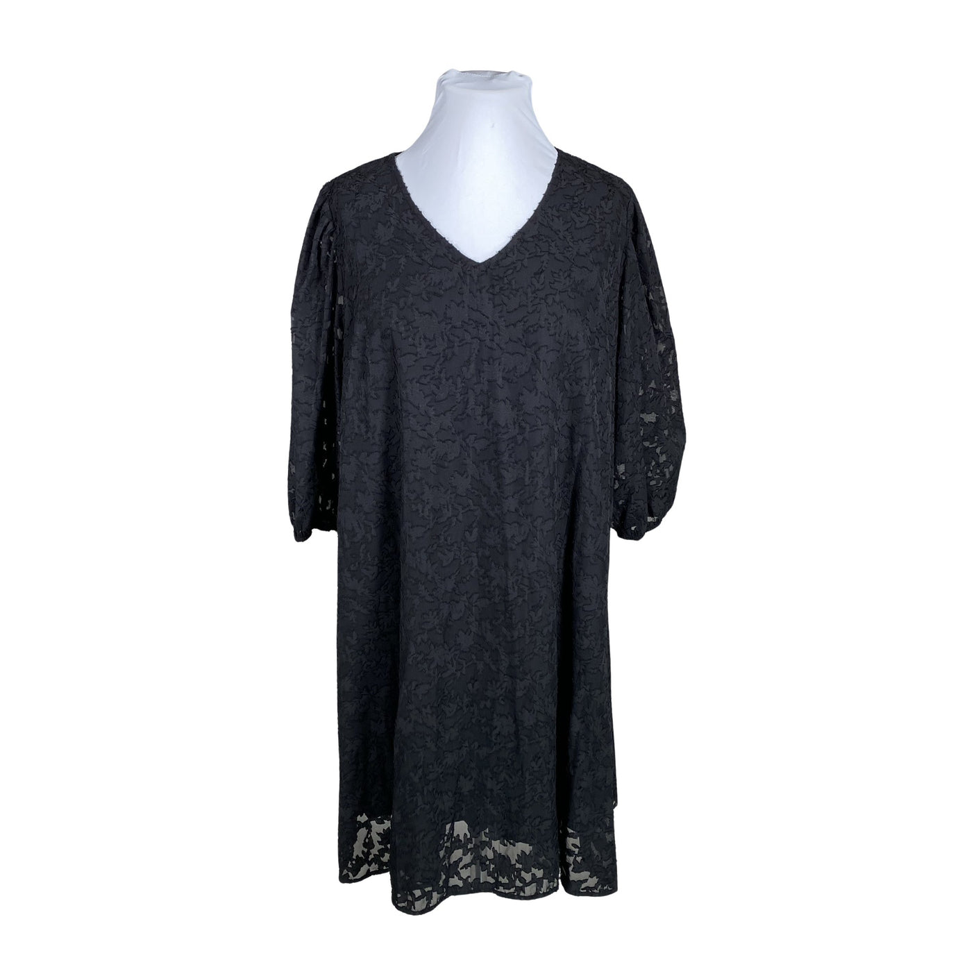 Unisex Zhenzi - Mitteveniv kleit, suurus 48 - Must (1)