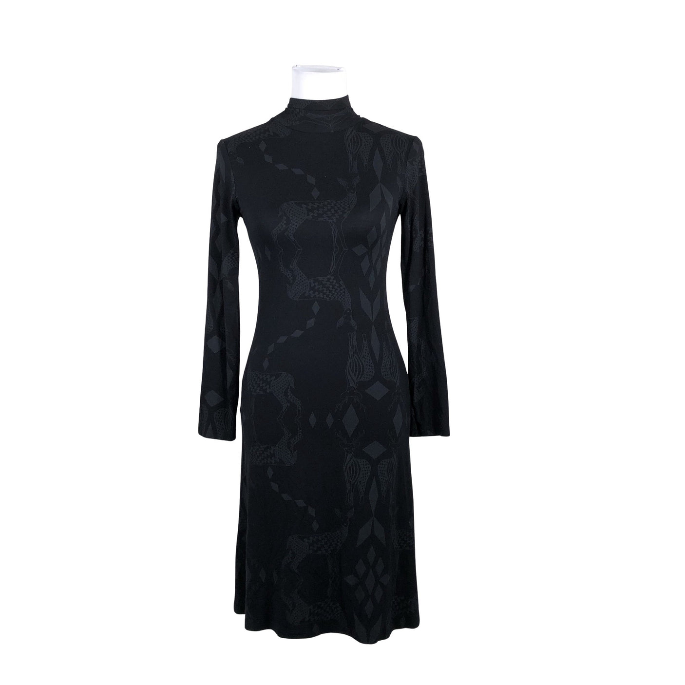 Unisex Nanso - Trikotaažist kleit, suurus 32 - Must (1)