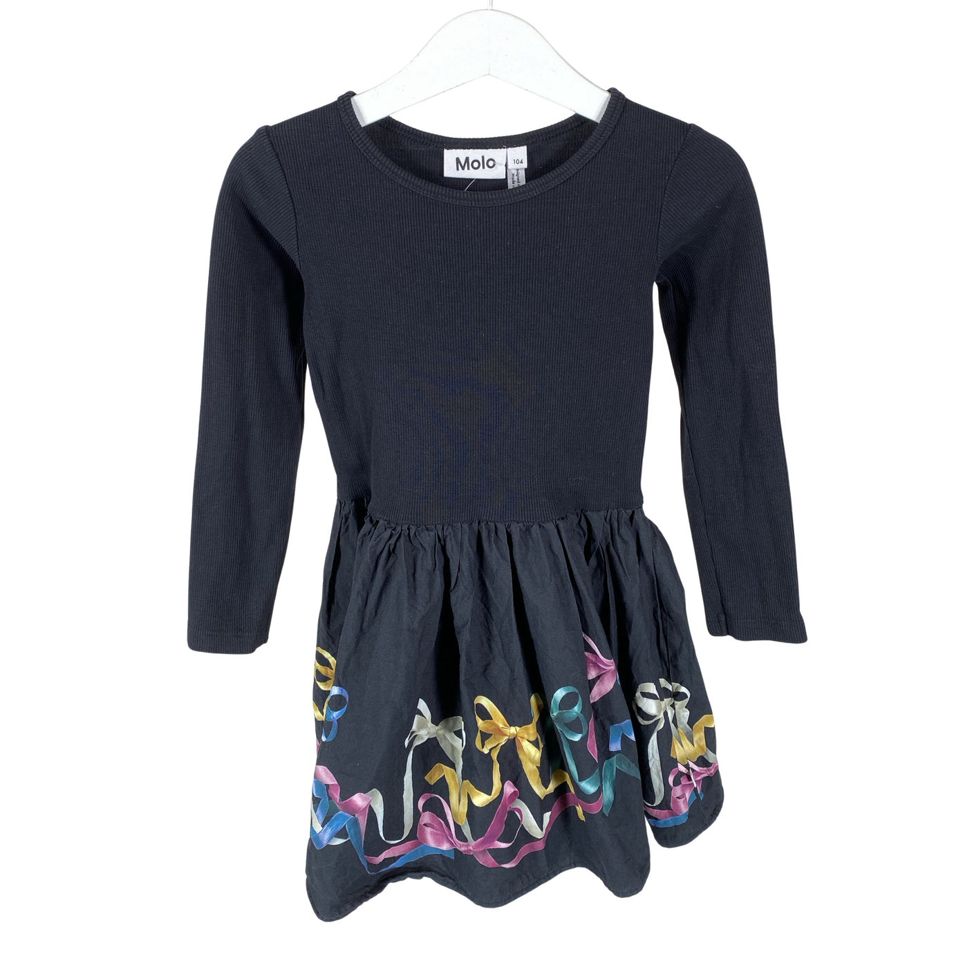 Unisex Molo Kids - Trikotaažist kleit, suurus 98 - 104 - Must (1)
