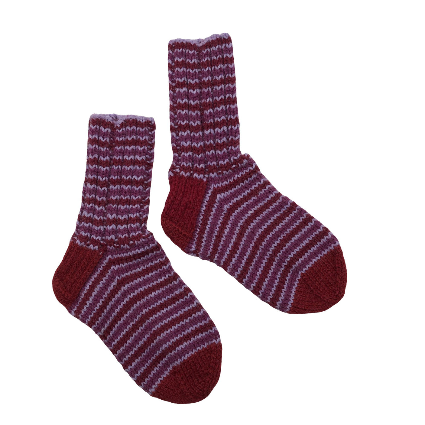Unisex Handmade - Villased sokid, suurus 34 - Punane (1)