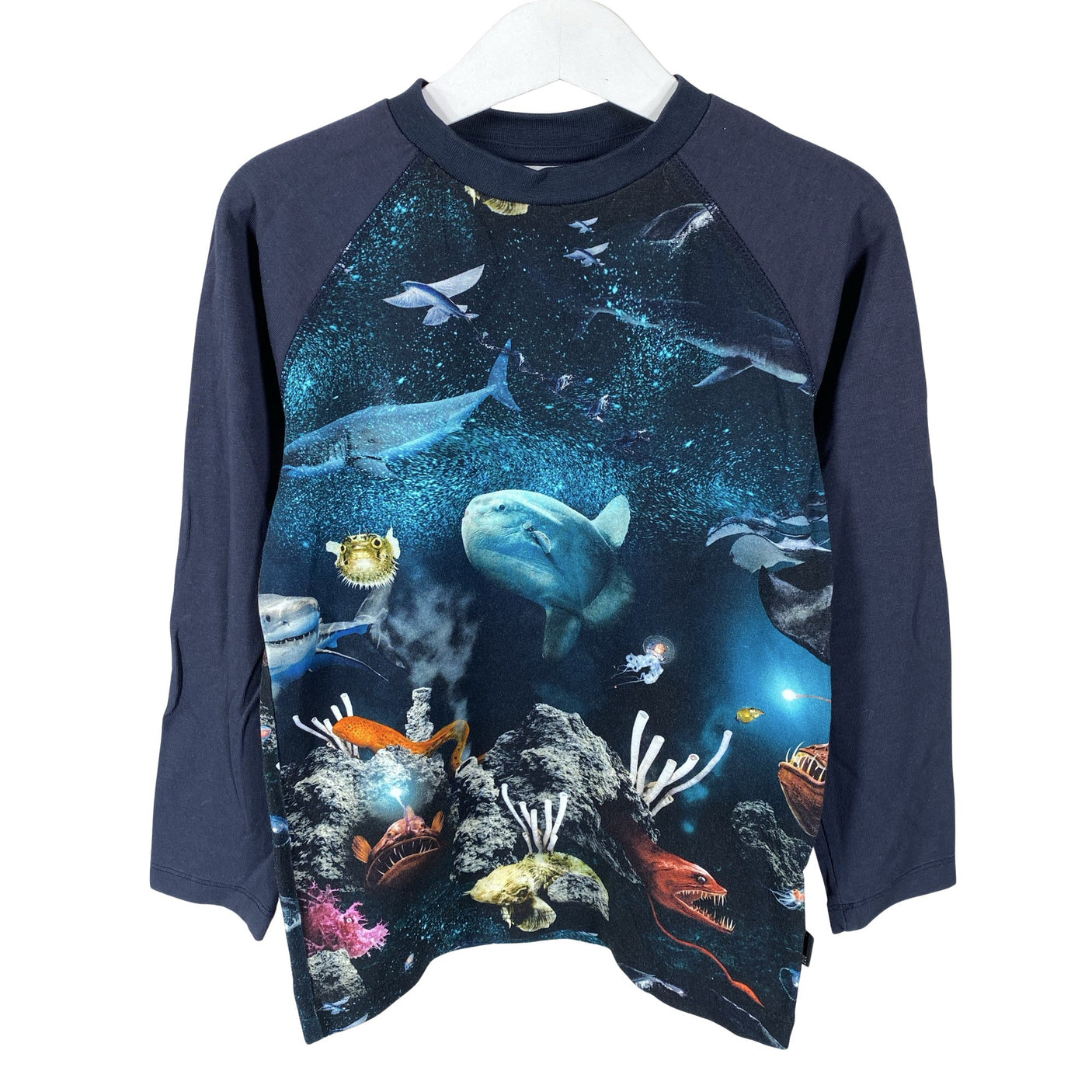 Unisex Molo Kids - Trikotaažist pluus, suurus 110 - 116 - Sinine (1)