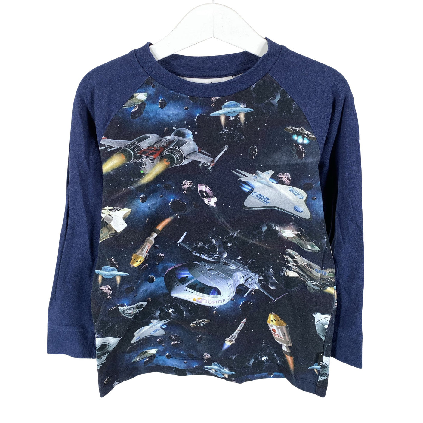 Unisex Molo Kids - Trikotaažist pluus, suurus 104 - 110 - Sinine (1)
