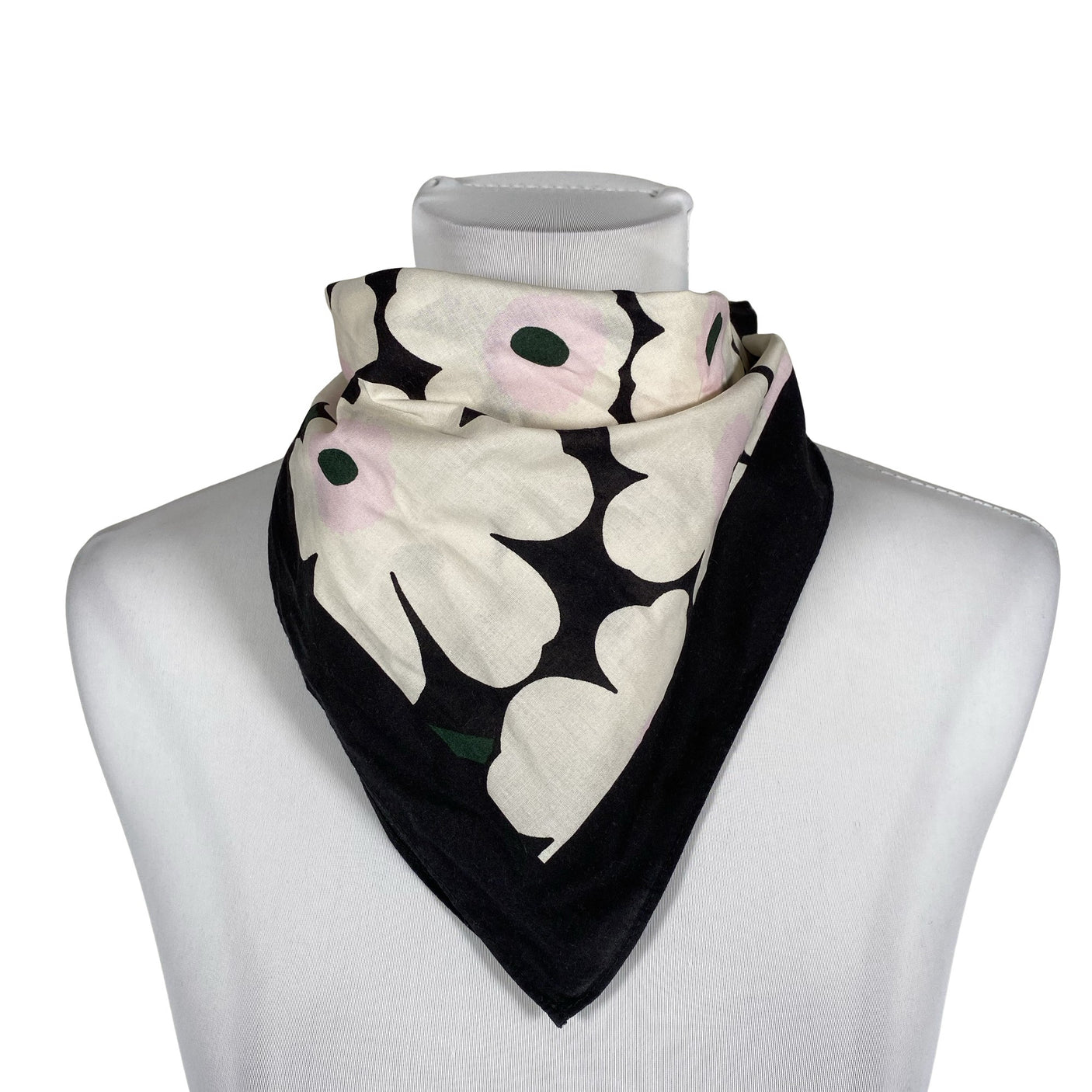 Unisex Marimekko - Õhuke sall, suurus Mini - Must (1)