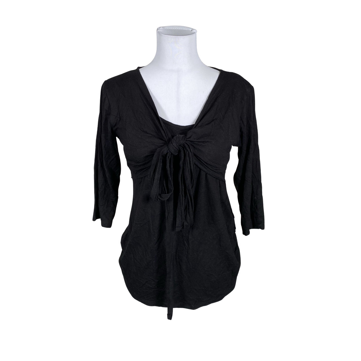 Unisex Dorothy Perkins - Trikotaažist pluus, suurus 38 - Must (1)