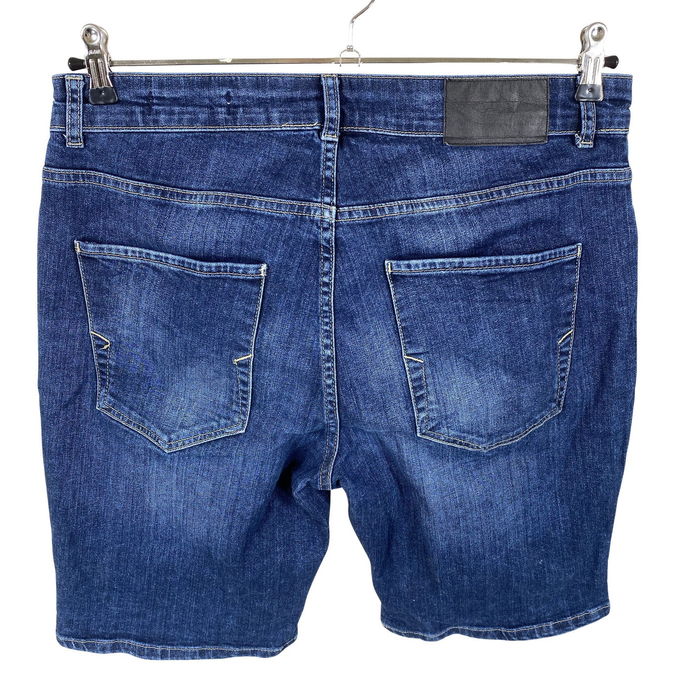 Unisex Selected - Teksast lühikesed püksid, suurus M - Sinine (2)