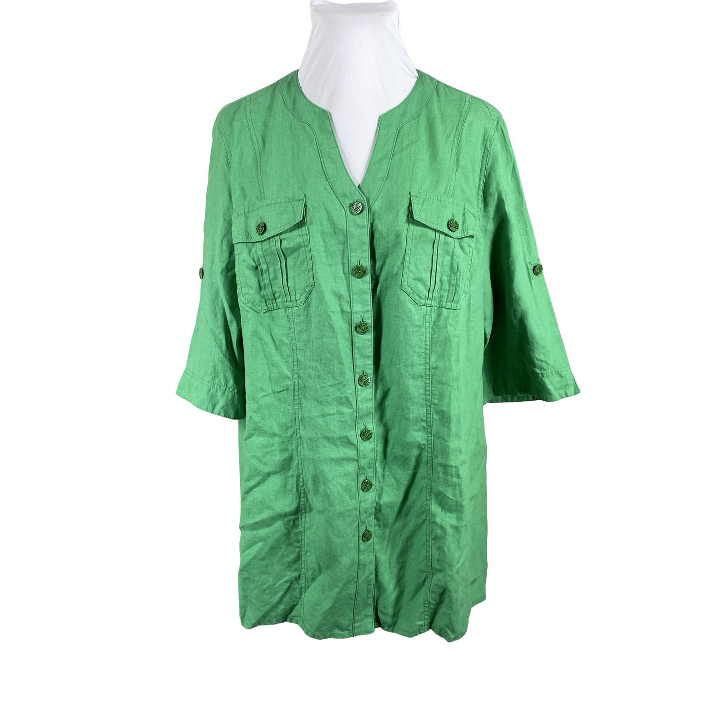 Unisex Kj Brand - Mitteveniv tuunika, suurus 48 - Roheline (1)