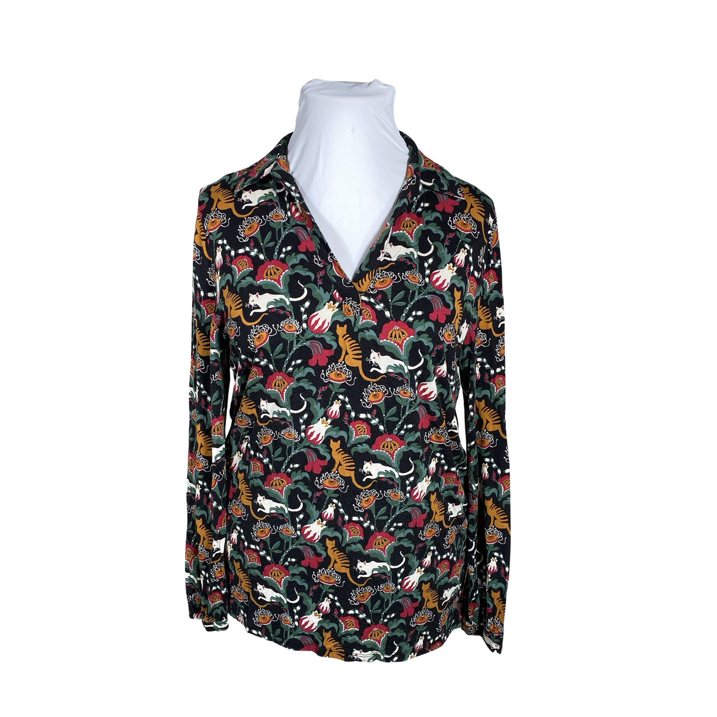 Unisex me&i - Trikotaažist pluus, suurus 44 - Must (1)