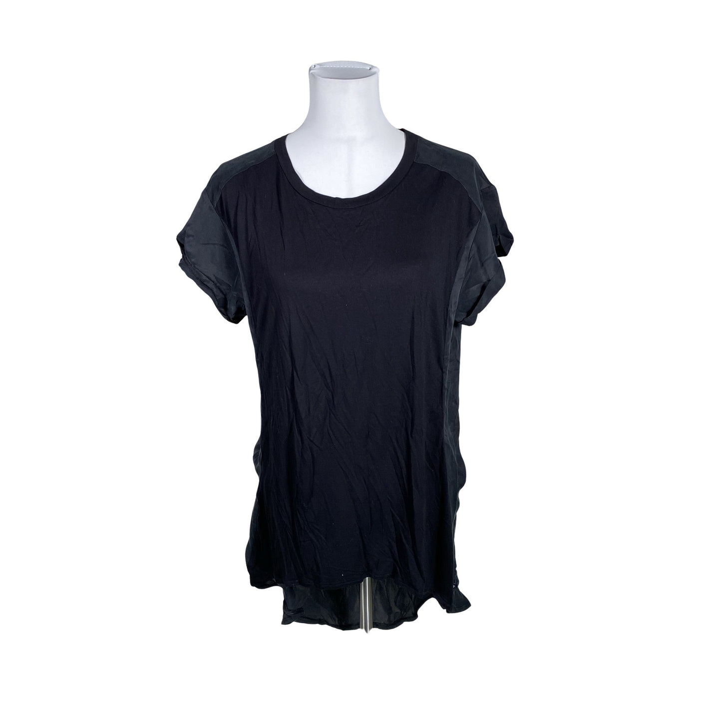 Unisex Caramelo - Lühikeste käistega pluus, suurus 38 - Must (1)