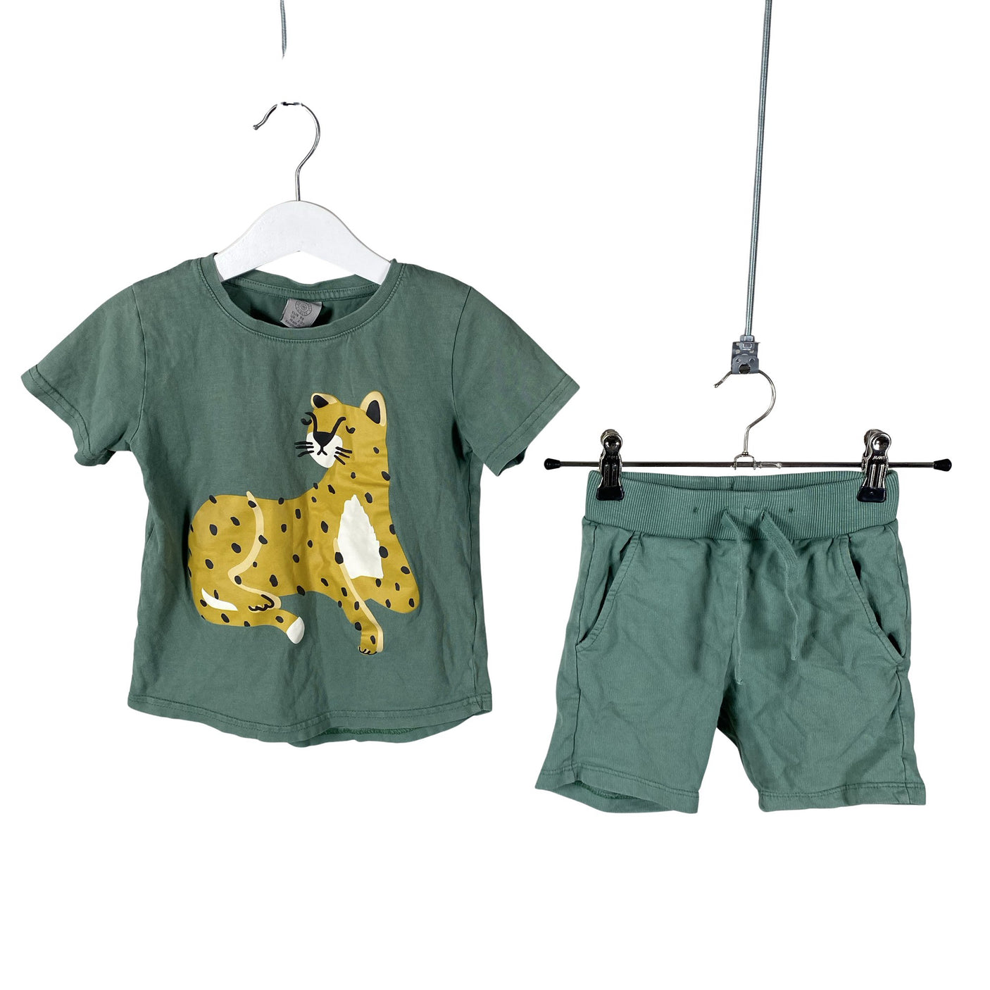 Unisex Lindex - T-särk, suurus 86 - 92 - Roheline (1)