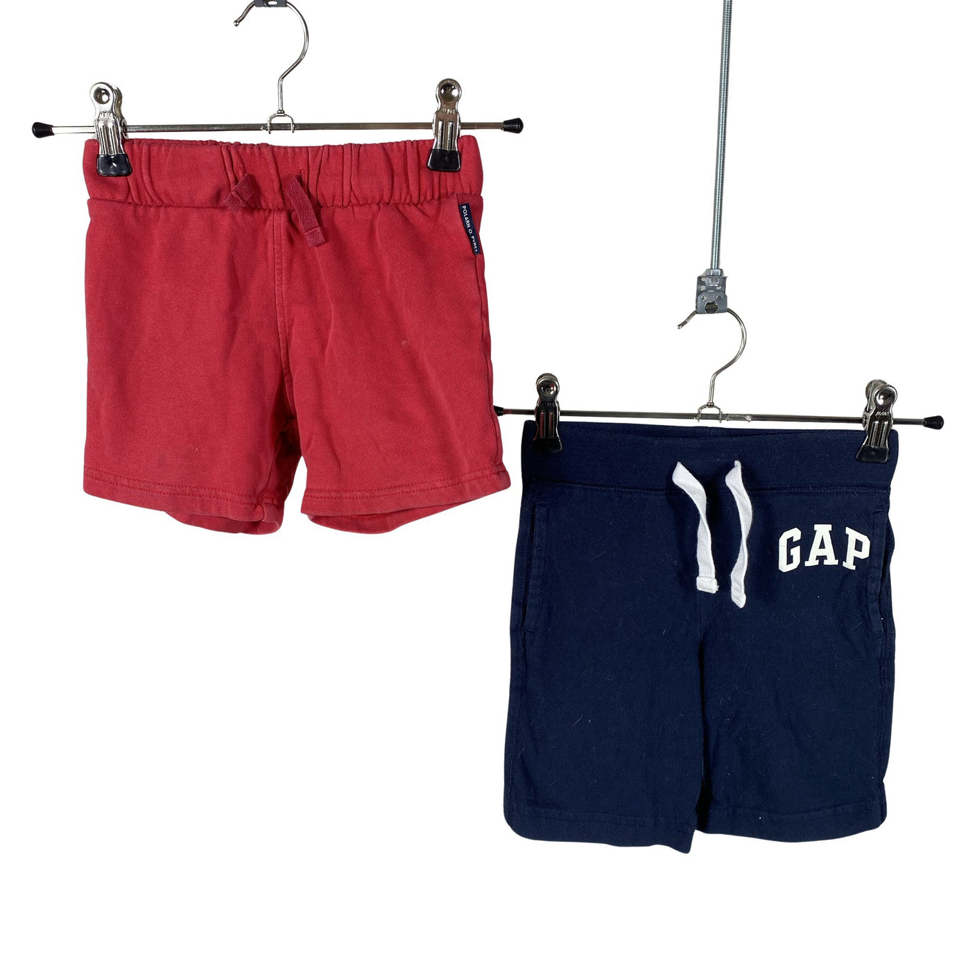 Unisex Polarn O. Pyret - Dressikangast lühikesed püksid, suurus 86 - 92 - Punane (1)