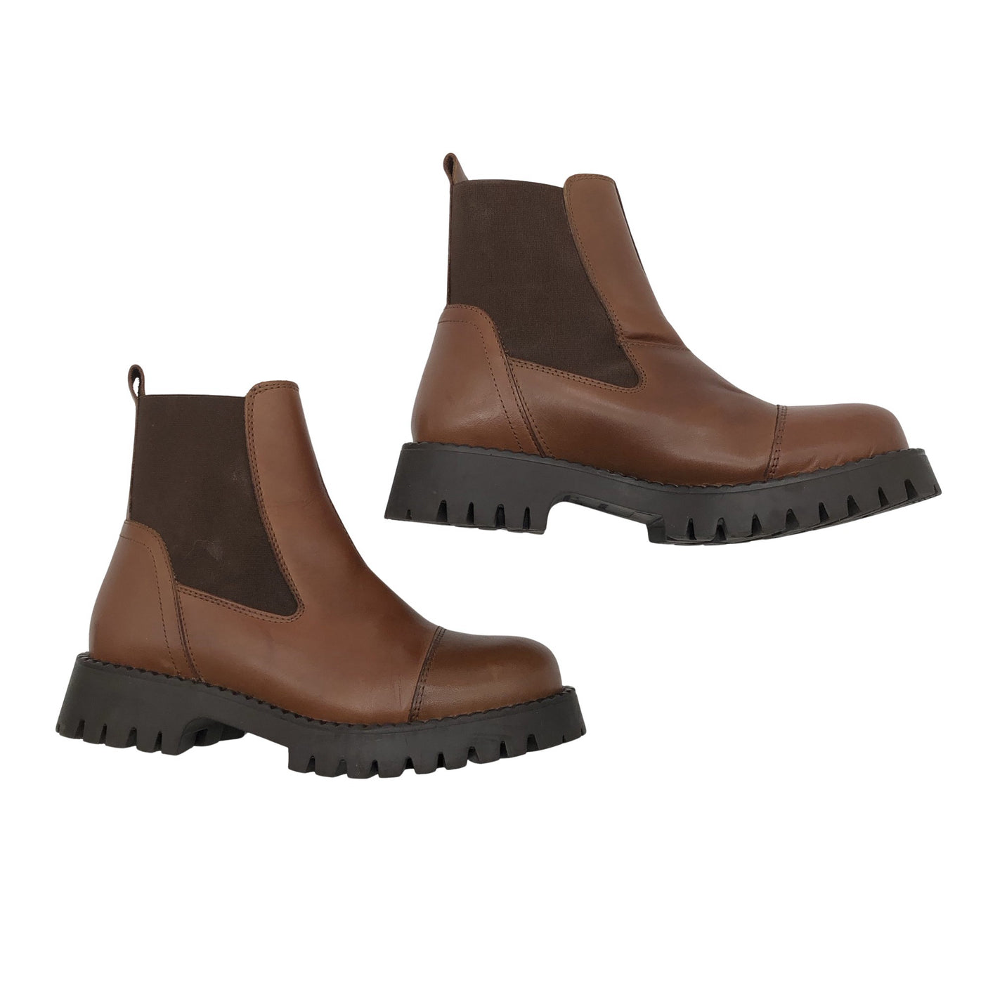 Unisex Ten Points - Poolsaapad, suurus 38 - Pruun (1)