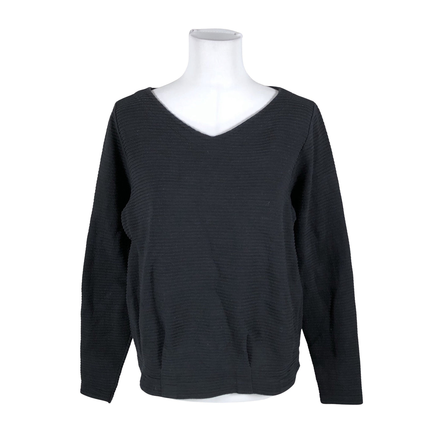 Unisex NOSH - Trikotaažist pluus, suurus 40 - Must (2)