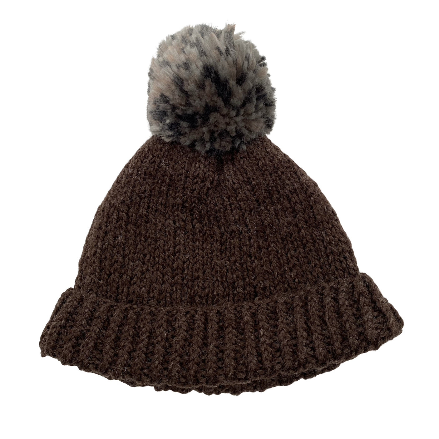 Unisex Handmade - Talvemüts, suurus 58 - 60 cm - Pruun (1)
