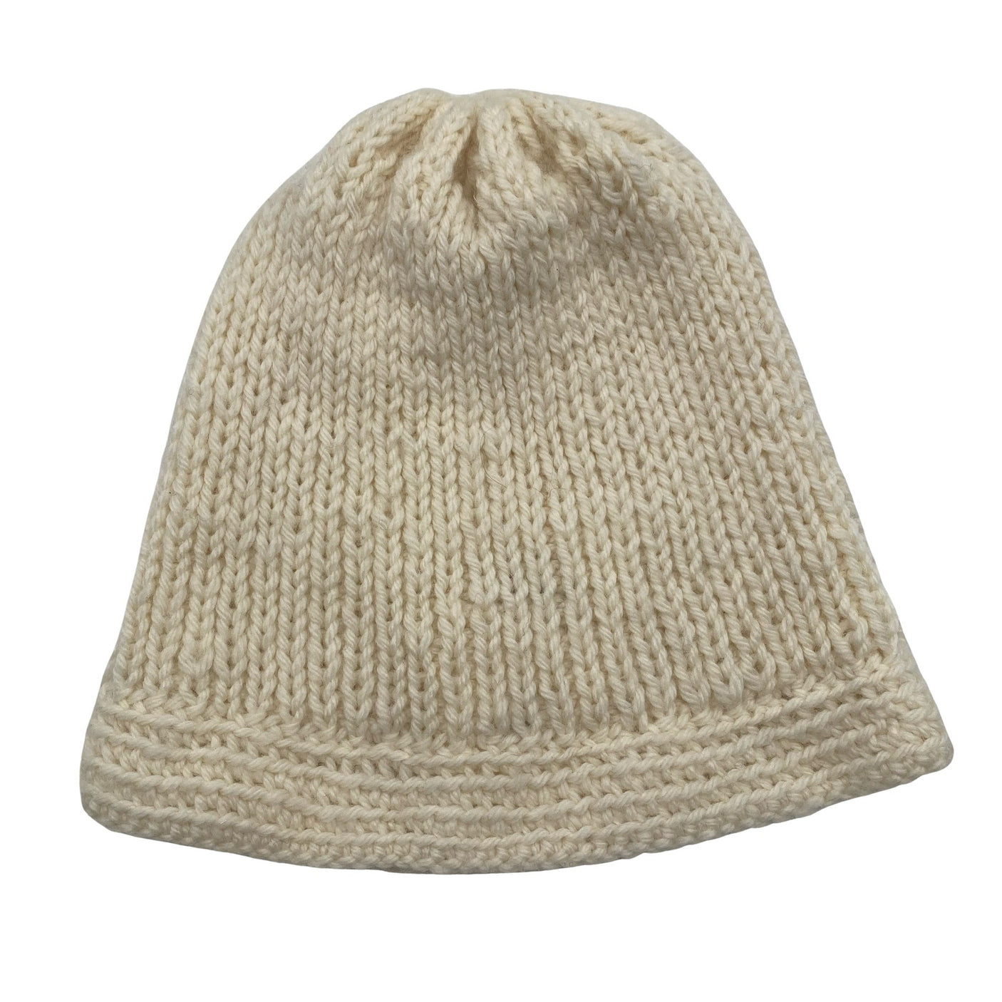 Unisex Handmade - Talvemüts, suurus 54 - 56 cm - Looduslik valge (1)