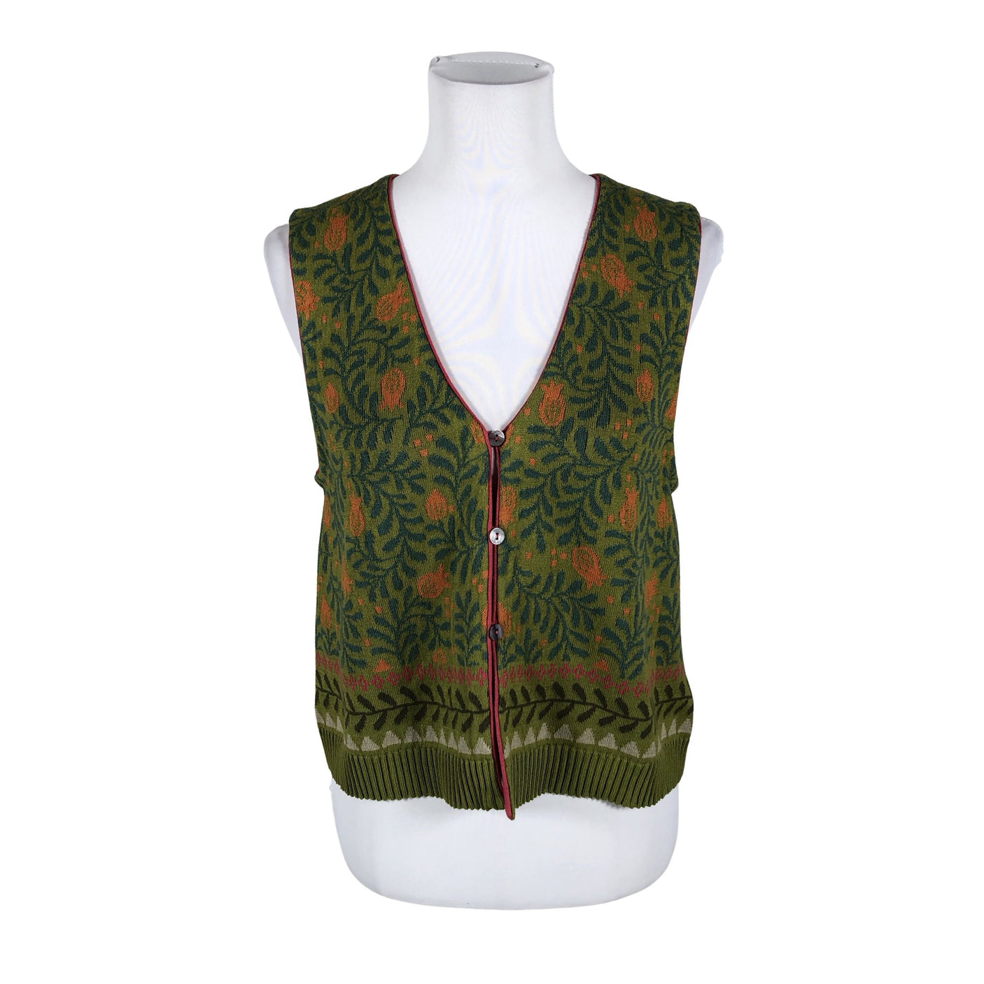 Unisex Gudrun Sjöden - Kootud vest, suurus 40 - Oranž (1)