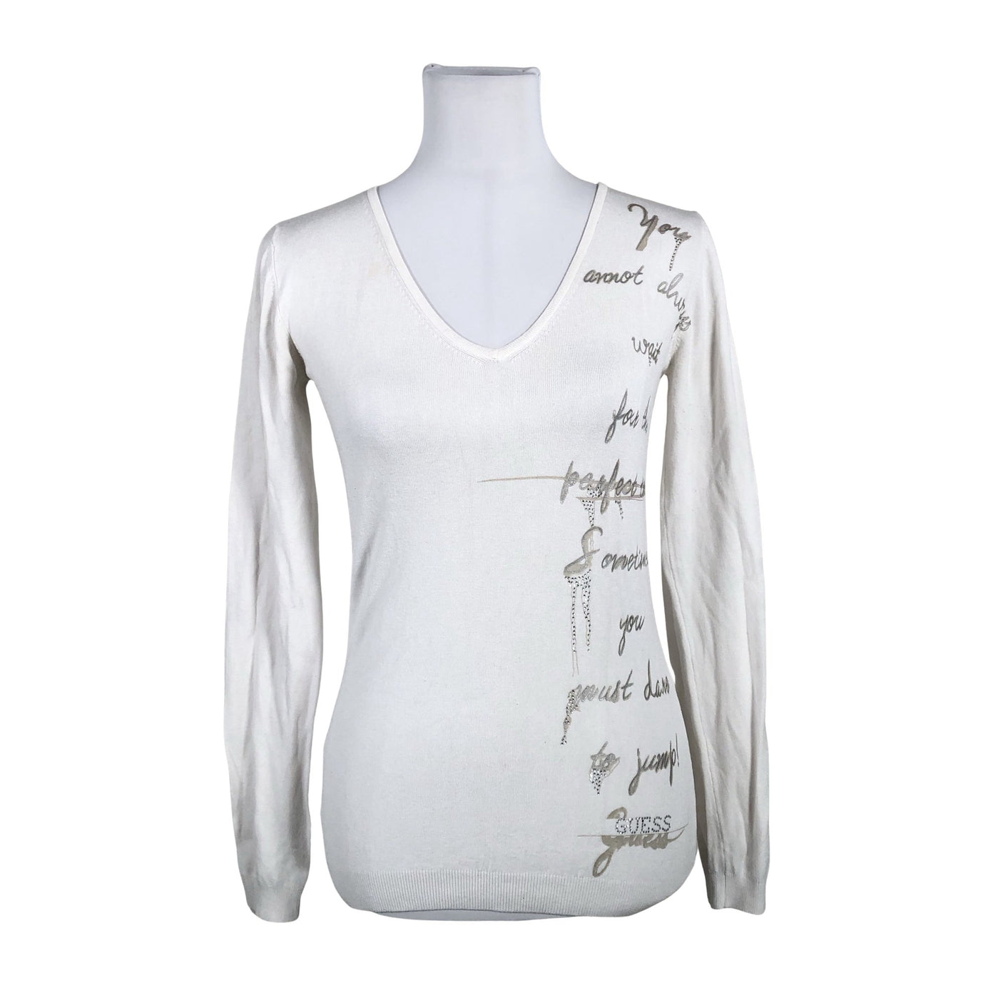 Unisex Guess - Kampsun, suurus 38 - Valge (1)