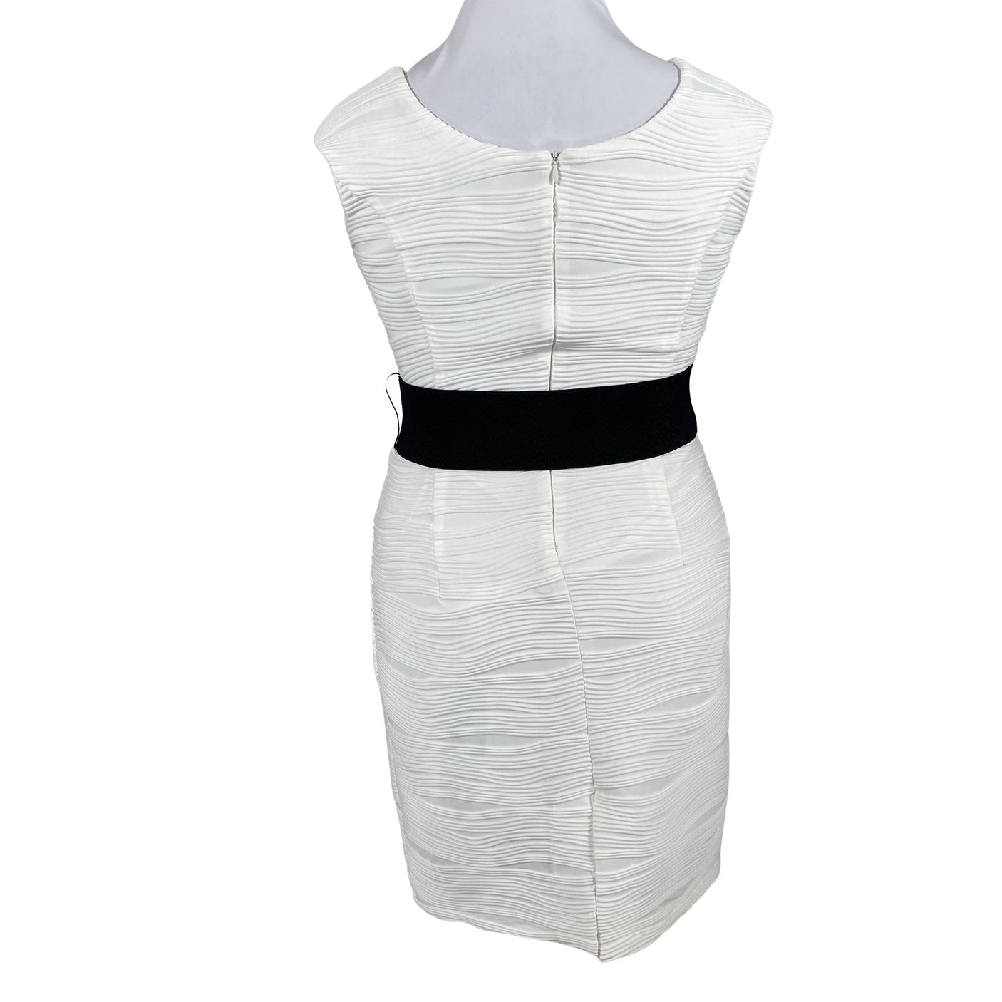 Unisex Joseph Ribkoff - Trikotaažist kleit, suurus 38 - Valge (2)