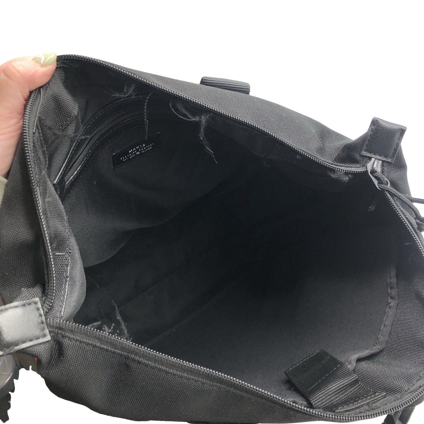 Unisex Makia - Käekott, suurus Maxi - Must (3)
