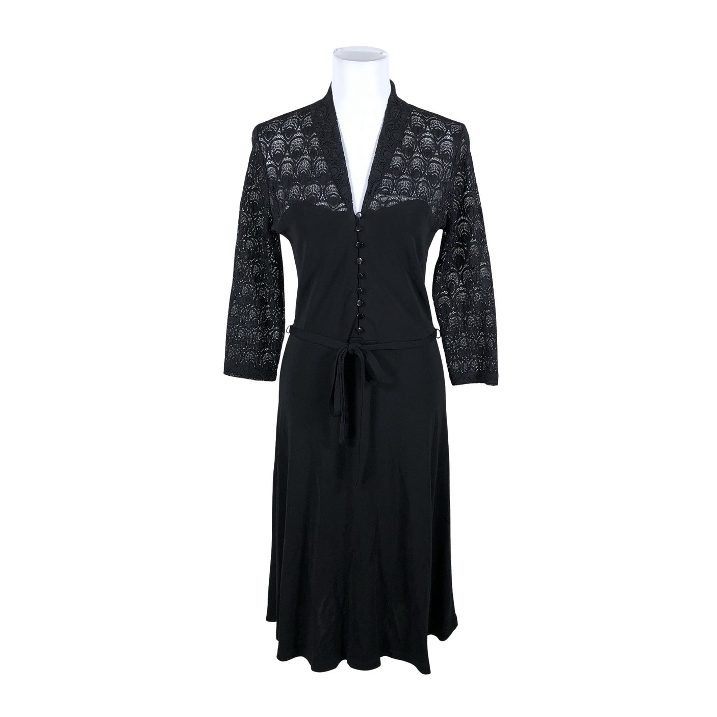 Unisex King Louie - Trikotaažist kleit, suurus 40 - Must (2)