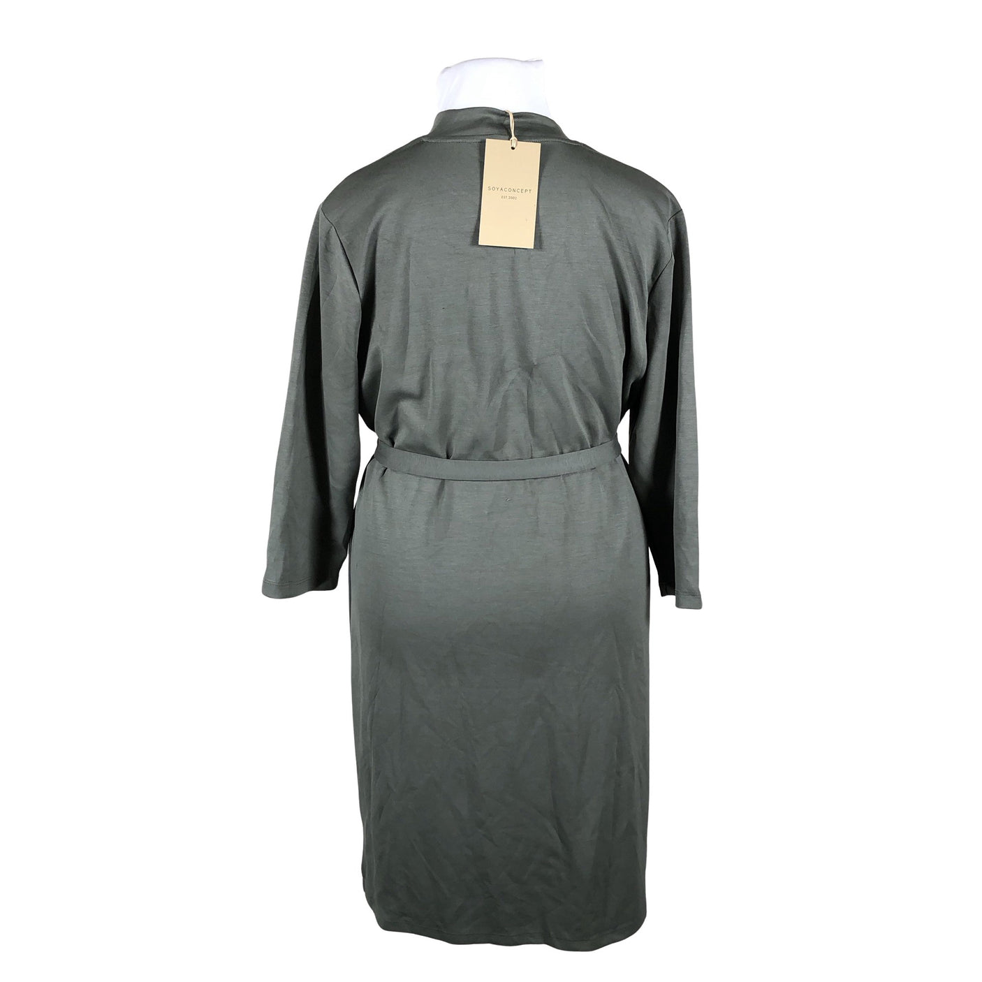 Unisex Soyaconcept - Trikotaažist kleit, suurus 42 - Roheline (2)