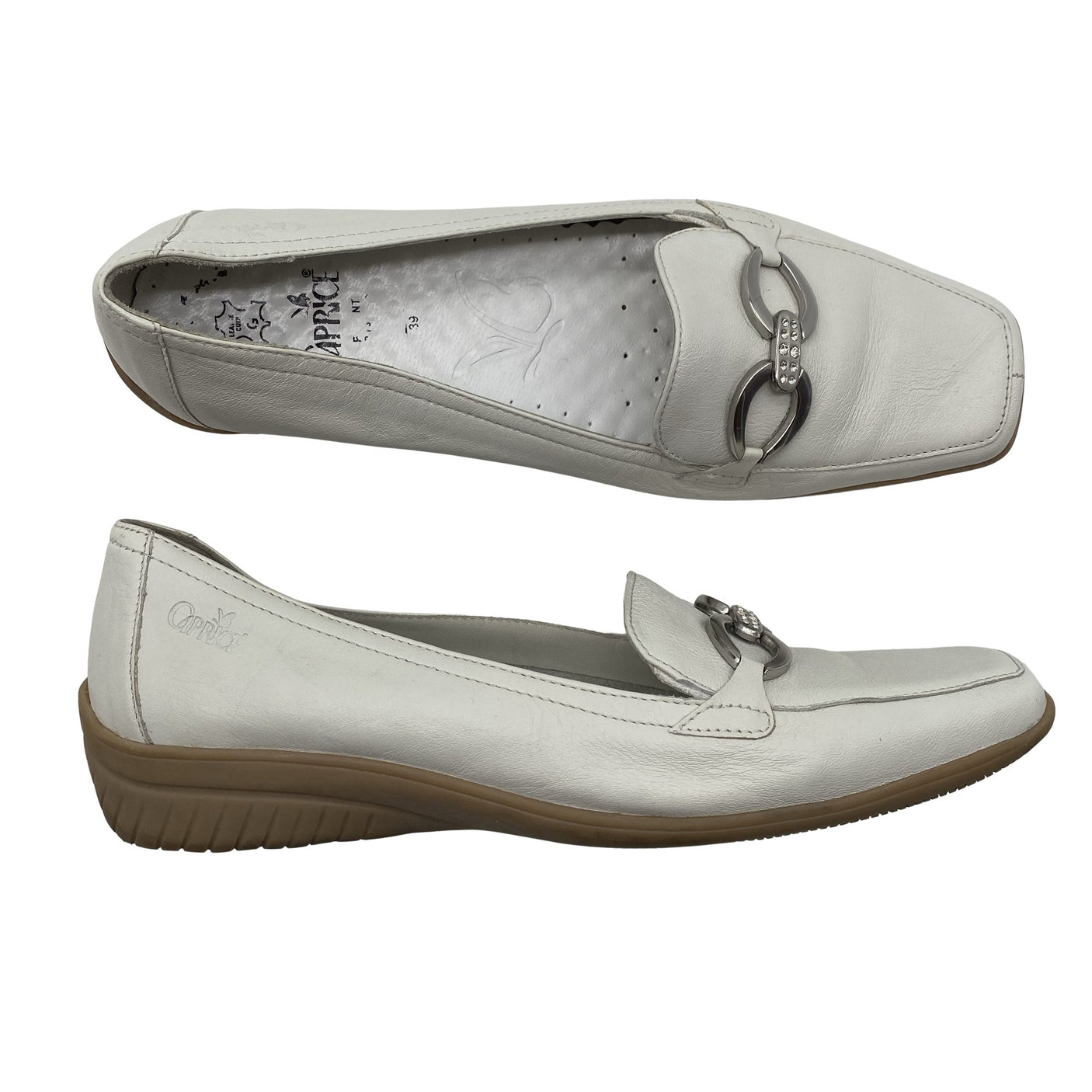 Unisex Caprice - Mokassiinid, suurus 39 - Valge (1)