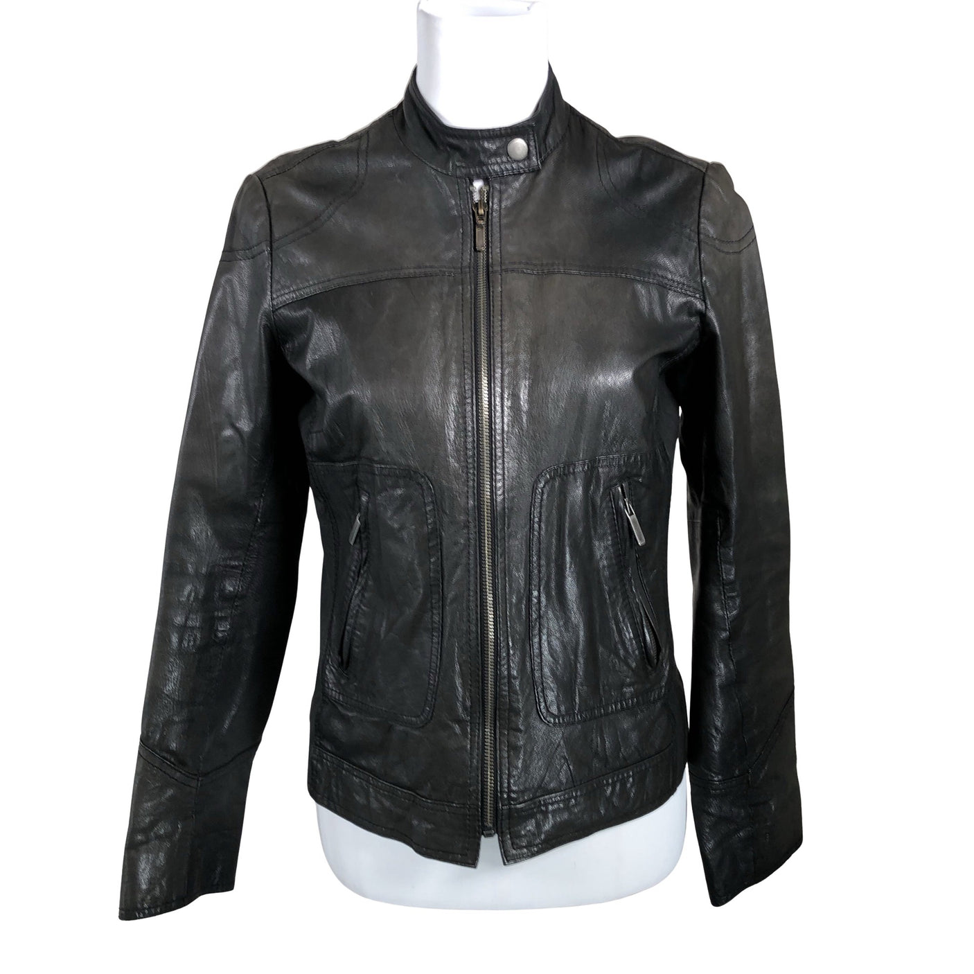 Unisex Esprit - Nahktagi, suurus 36 - Must (1)