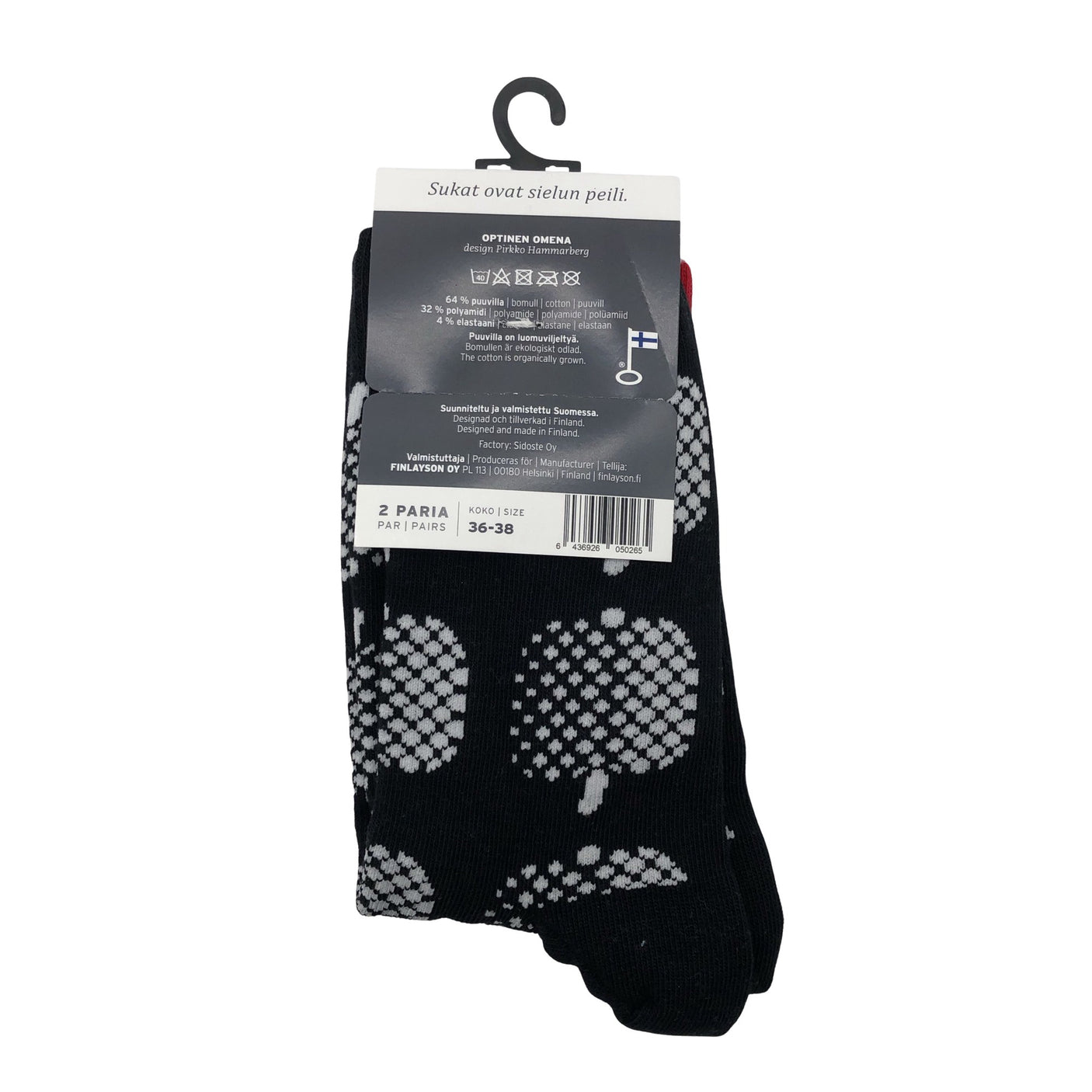 Unisex Finlayson - Sokid, suurus 37 - Punane (3)