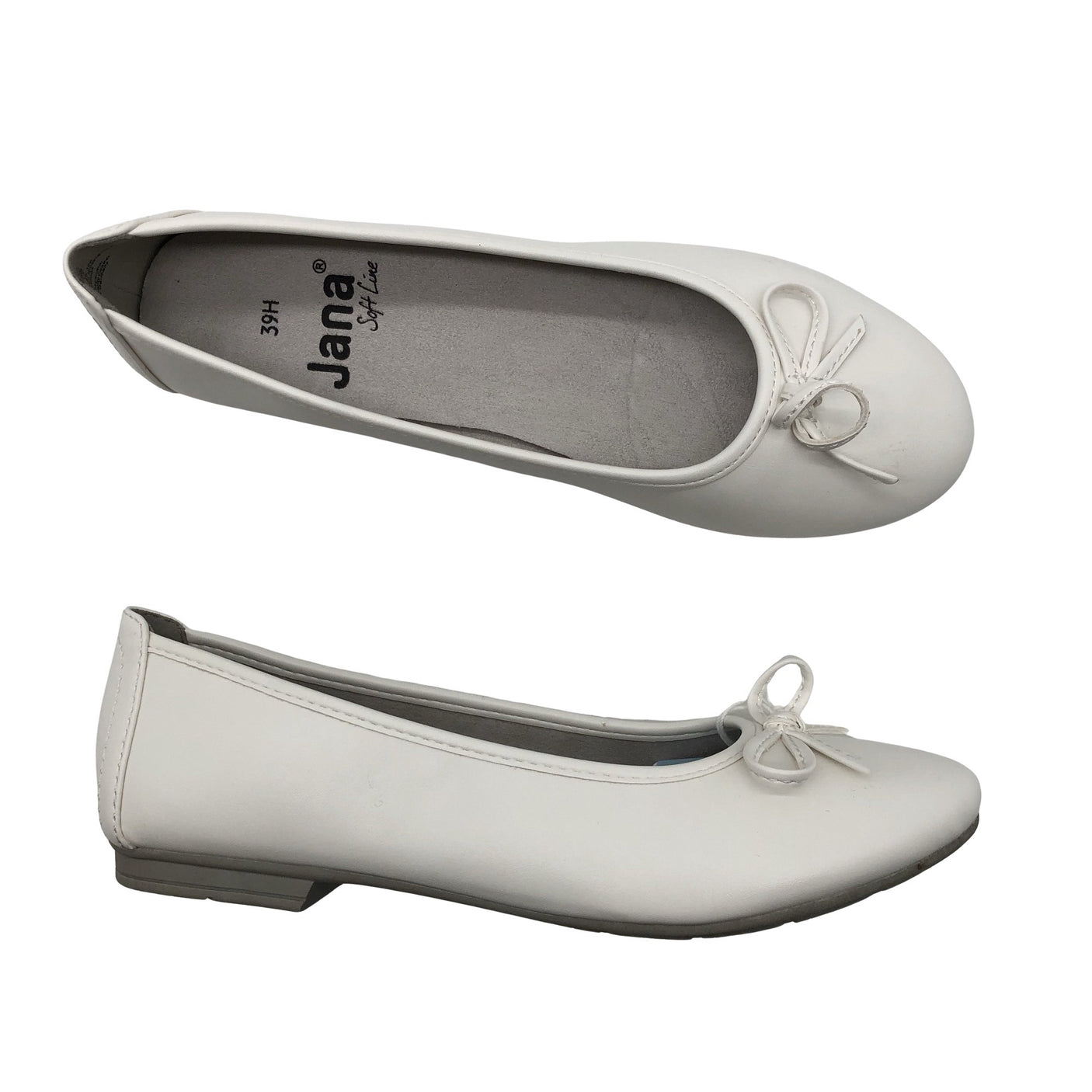 Unisex Jana - Baleriinad, suurus 39 - Valge (2)