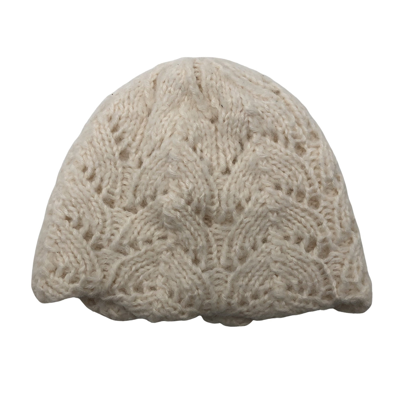Unisex Handmade - Talvemüts, suurus 56 - 58 cm - Looduslik valge (1)