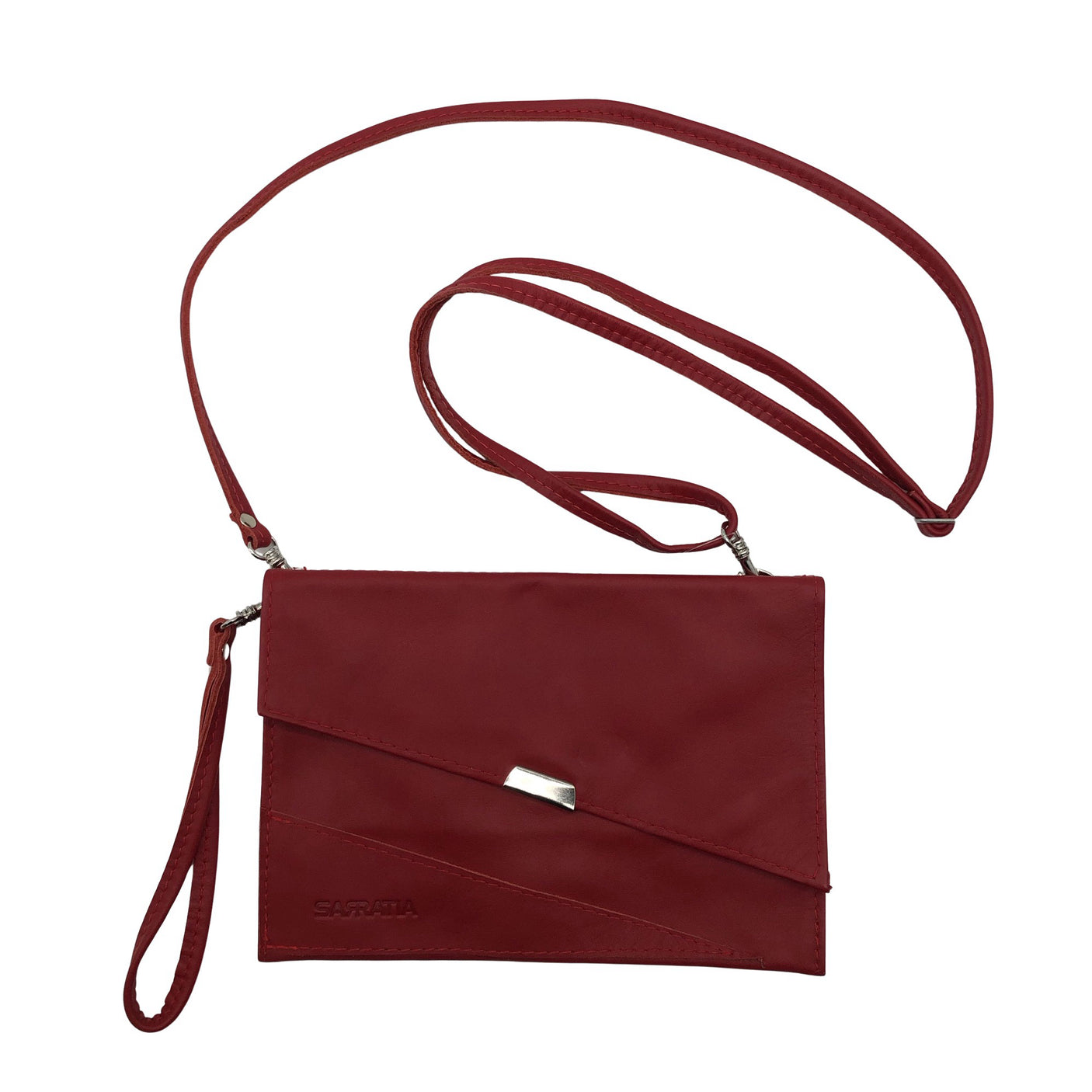 Unisex Sari Ratia - Õlakott, suurus Mini - Punane (1)
