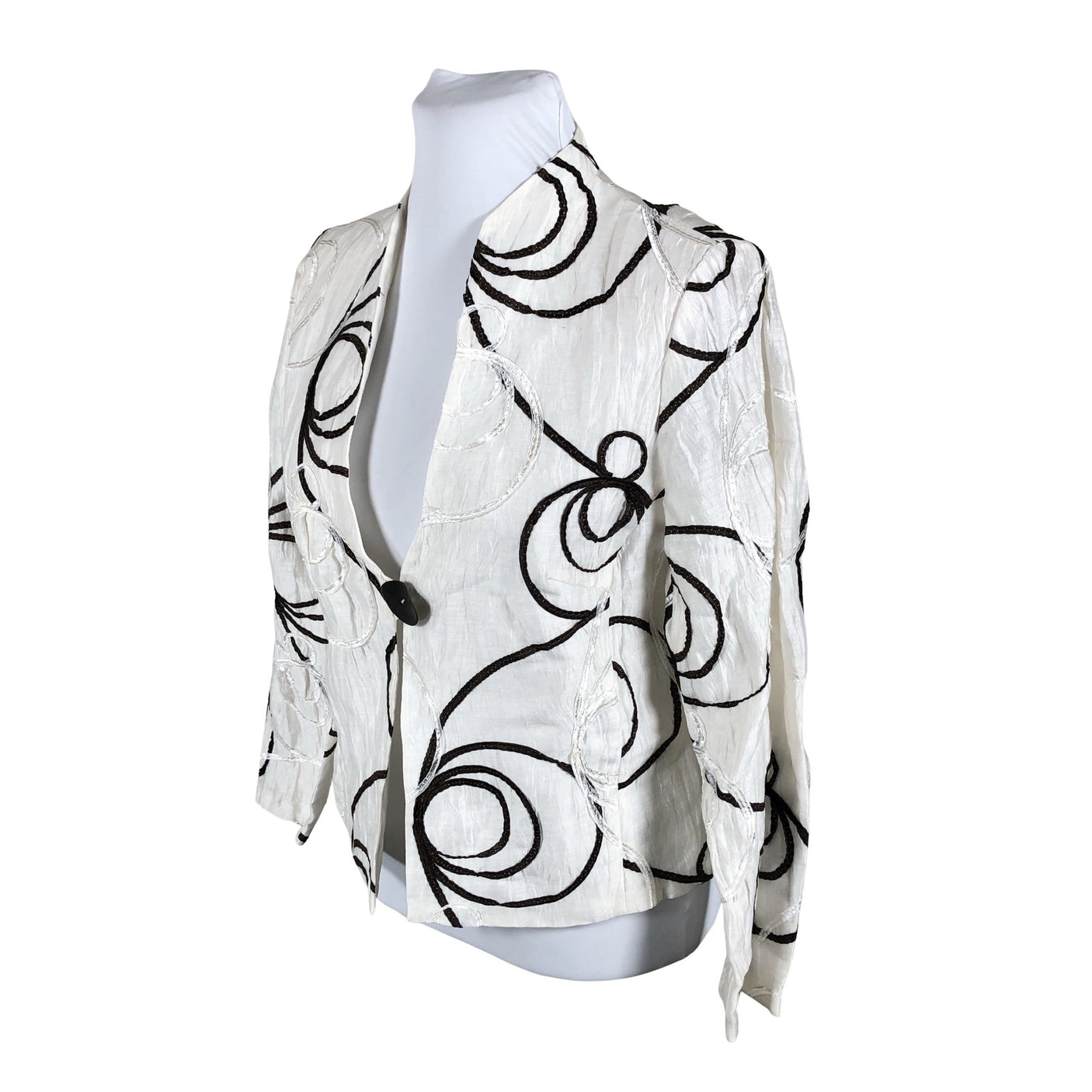 Unisex Kirsten Krog Design - Jakk, suurus 40 - Valge (3)