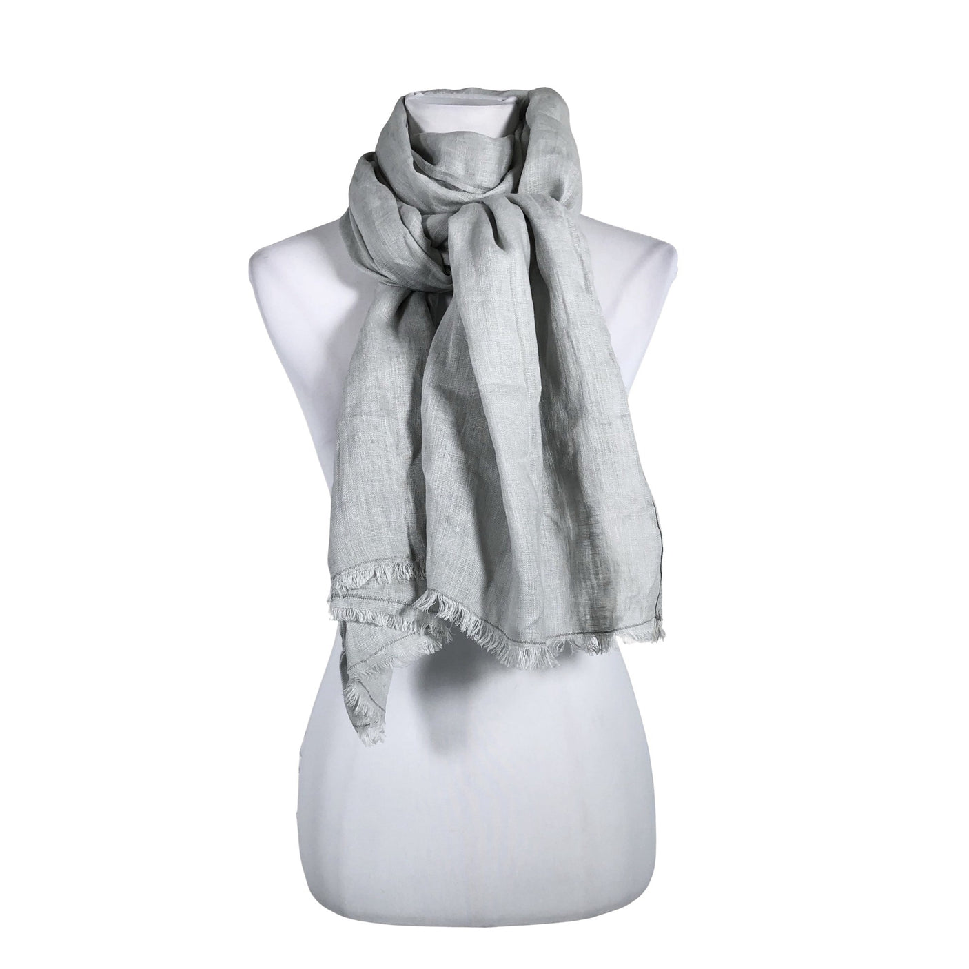 Unisex Niinmun design - Õhuke sall, suurus Maxi - Hall (1)