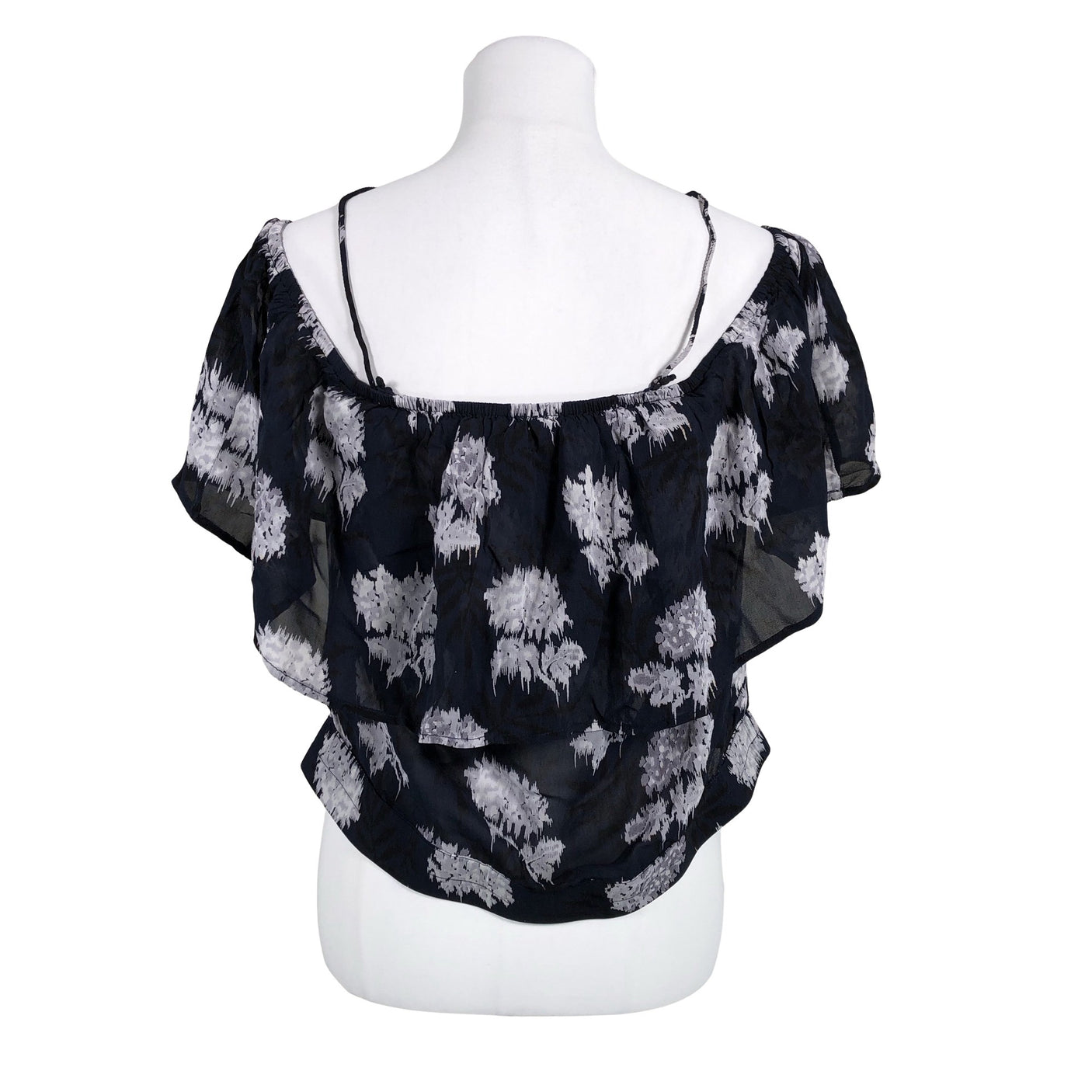 Unisex Ganni - Lühikeste käistega pluus, suurus 38 - Sinine (3)