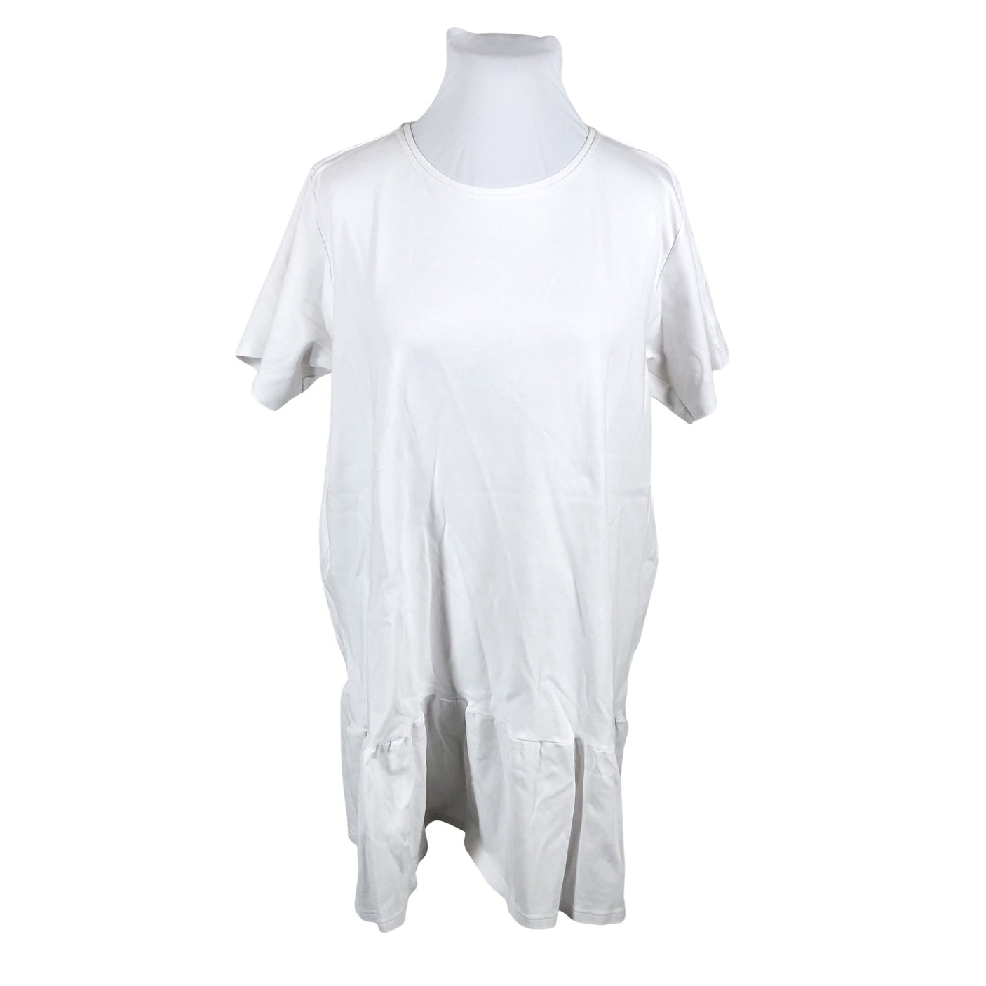Unisex Kaiko - Trikotaažist kleit, suurus 44 - Valge (1)