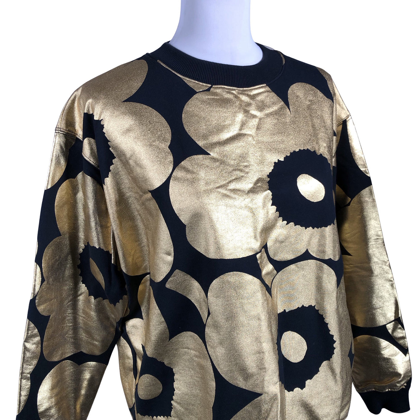 Unisex Marimekko - Dressikangast pluus, suurus 36 - Must (3)