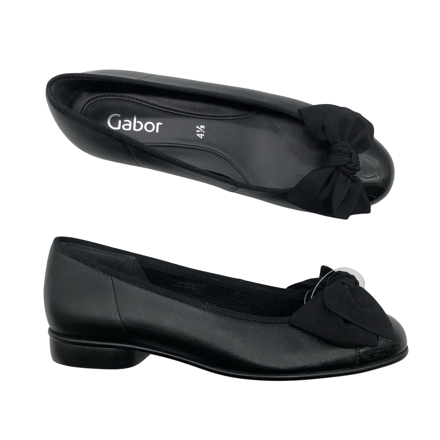 Unisex Gabor - Baleriinad, suurus 37 - Must (2)