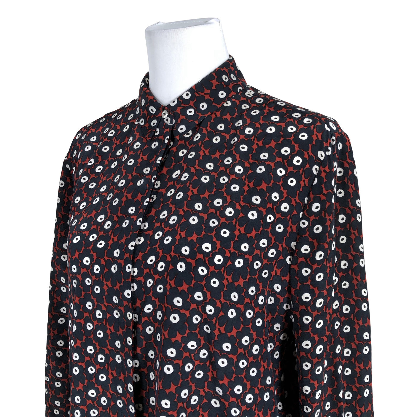 Unisex Marimekko - Pluus, suurus 40 - Veinipunane (2)