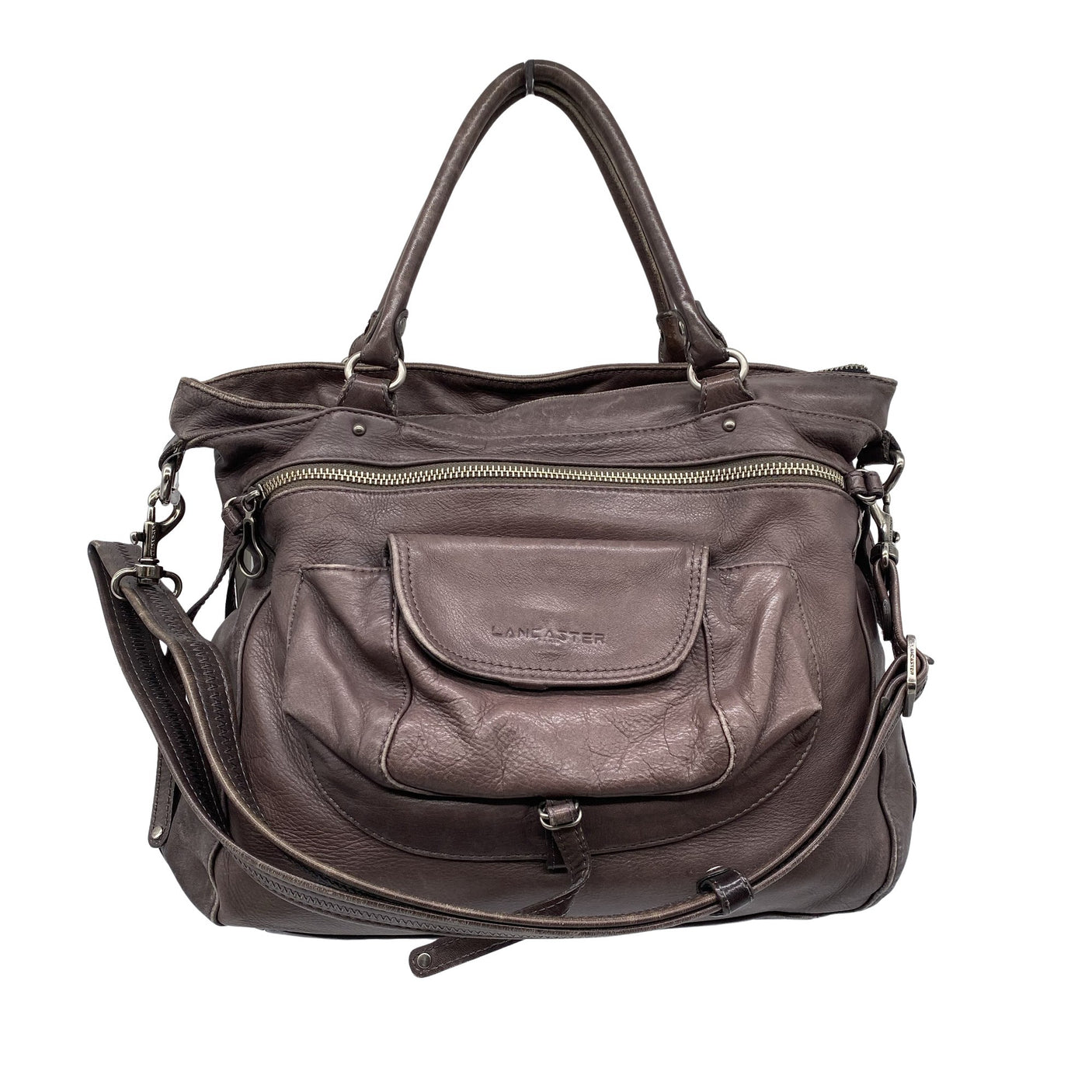 Unisex Lancaster - Käekott, suurus Maxi - Pruun (1)