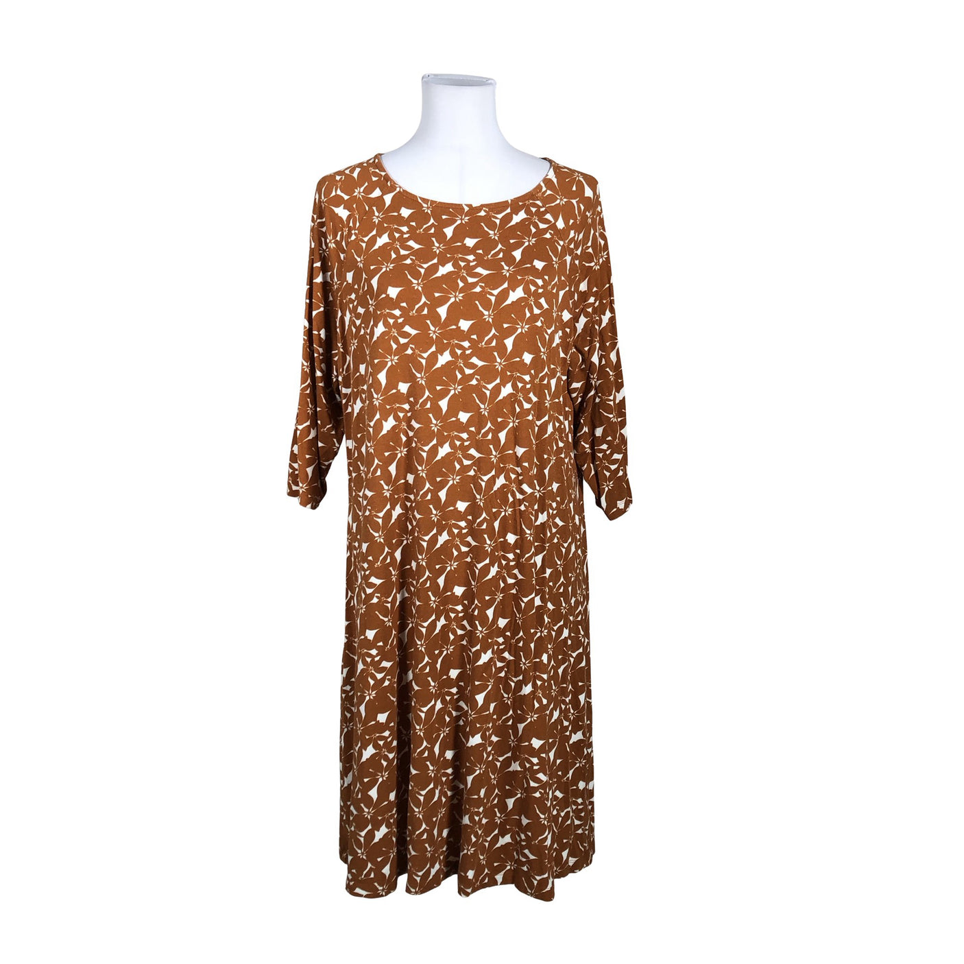 Unisex me&i - Trikotaažist kleit, suurus 40 - Pruun (1)