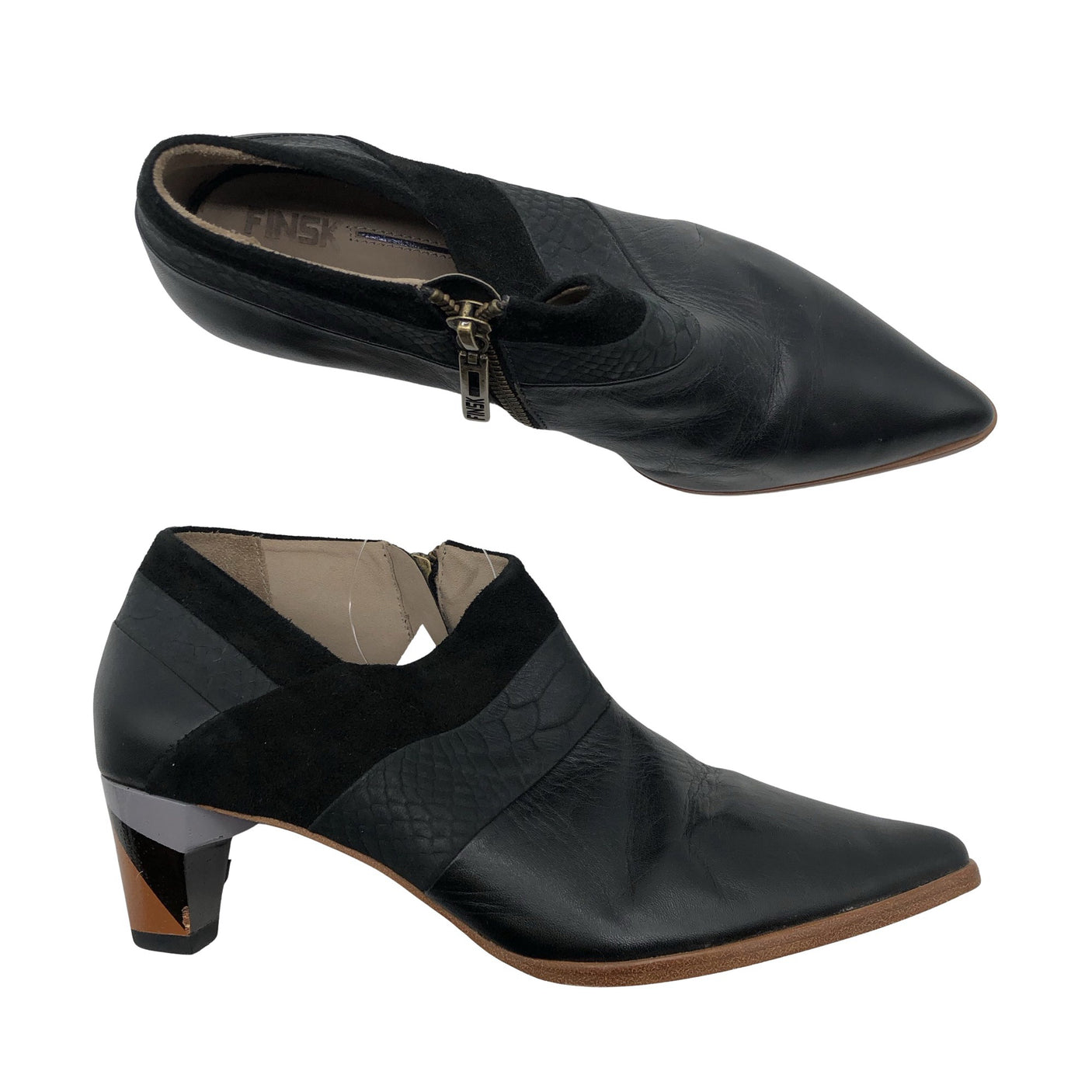 Unisex Finsk - Poolsaapad, suurus 38 - Must (2)