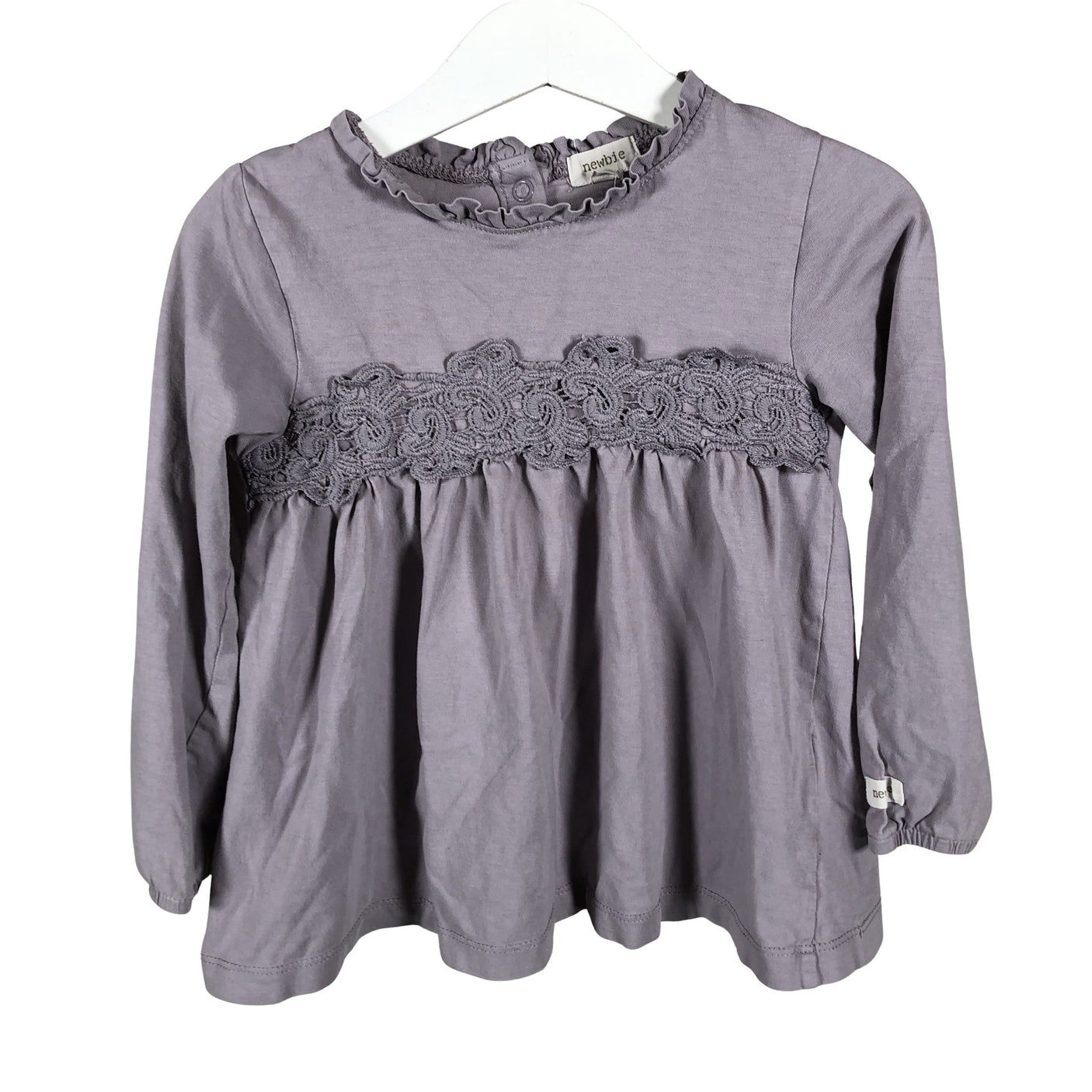Unisex Newbie - Trikotaažist pluus, suurus 98 - 104 - Lilla (1)