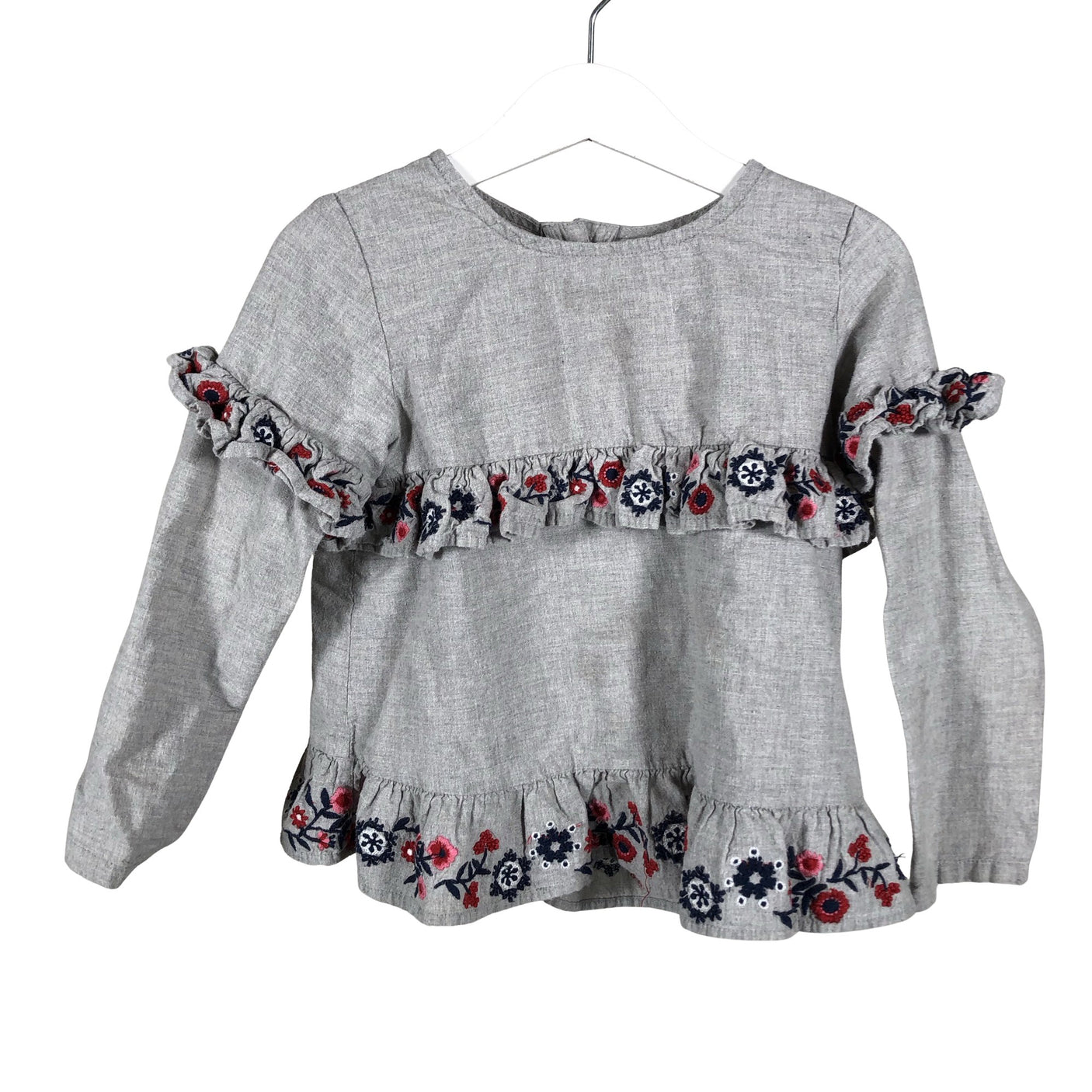 Unisex Polarn O. Pyret - Pluus, suurus 104 - 110 - Hall (1)
