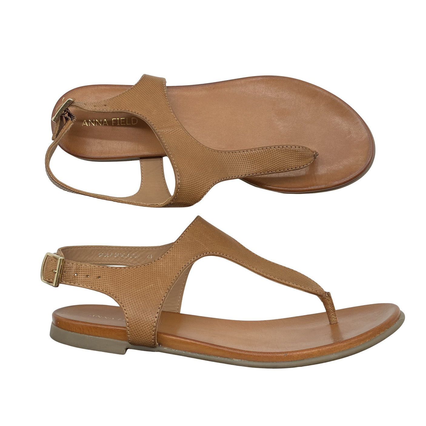 Unisex Anna Field - Rihmikud, suurus 41 - Pruun (1)