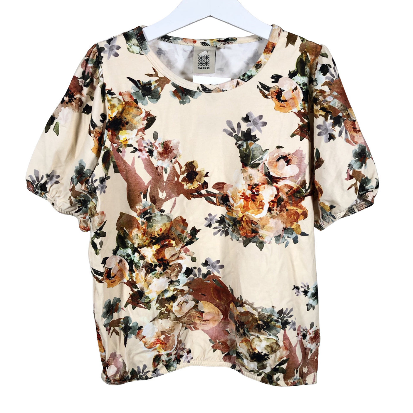 Unisex Kaiko - T-särk, suurus 134 - 140 - Beige (1)